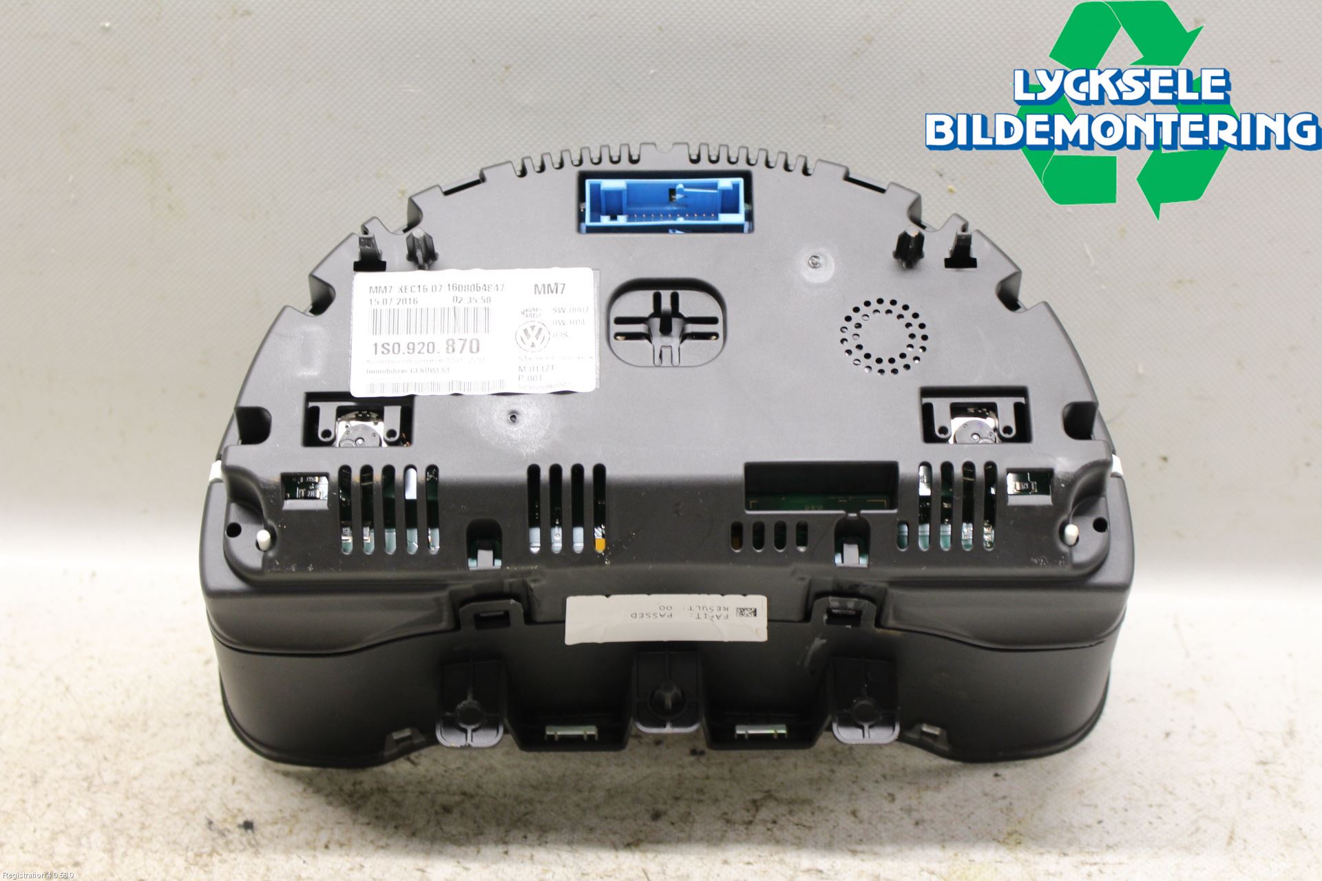 Volkswagen VW UP! / E-UP! Instrument Komb