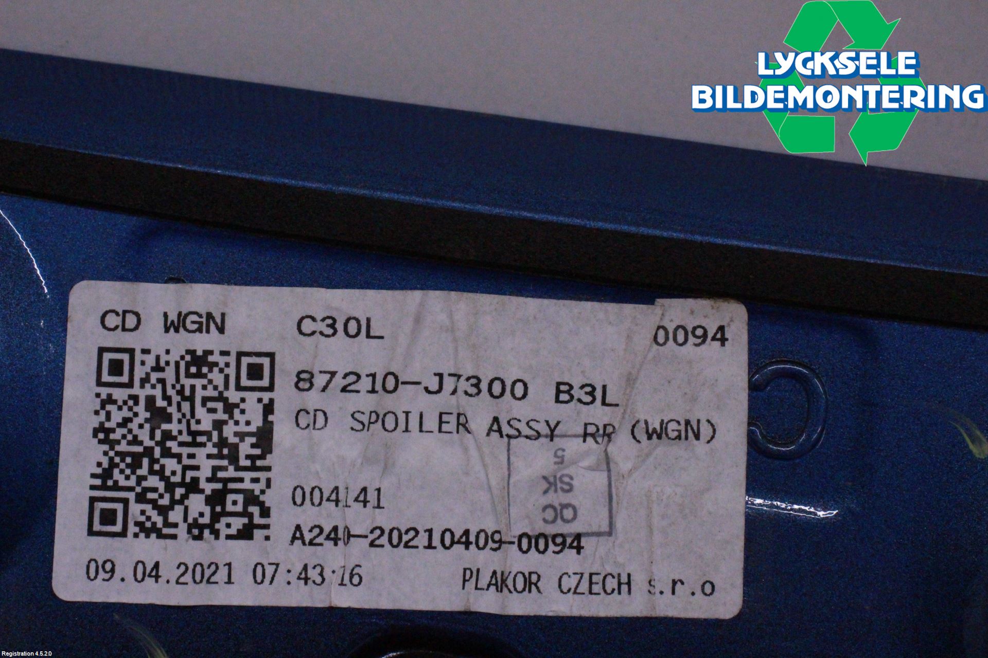 Kia CEED/CEED SW 19- Spoiler Baklucka