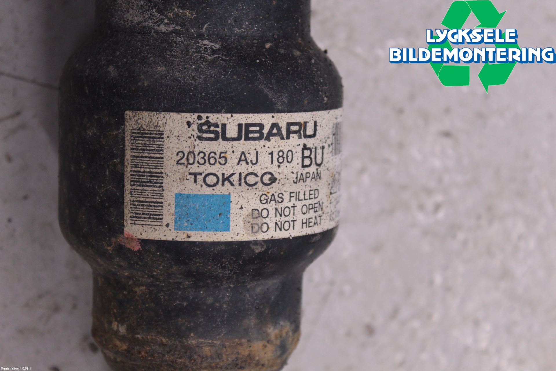 Subaru OUTBACK 10-15 Fjäderben Bak Höger