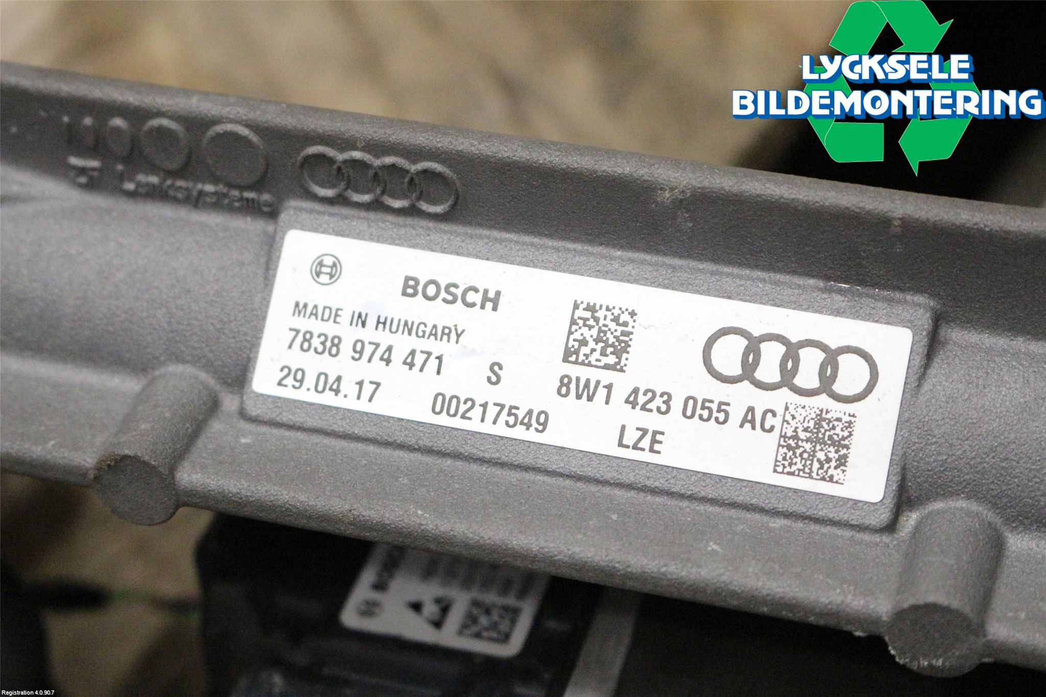 Audi A4/S4 B9 16-19 Styrväxel-Snäcka Elektrisk