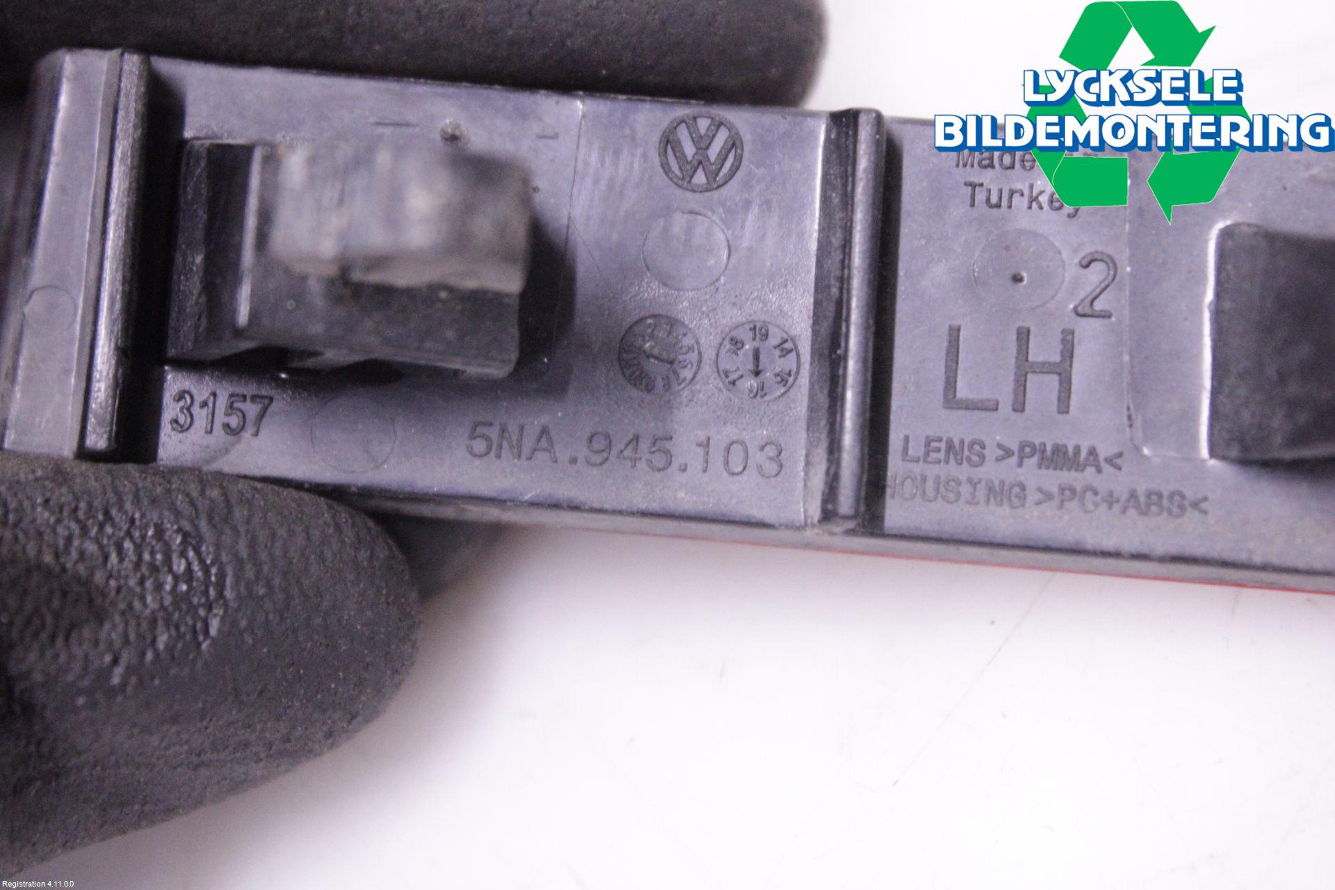 Volkswagen VW TIGUAN 16-24 Dimljus/Reflex Bak