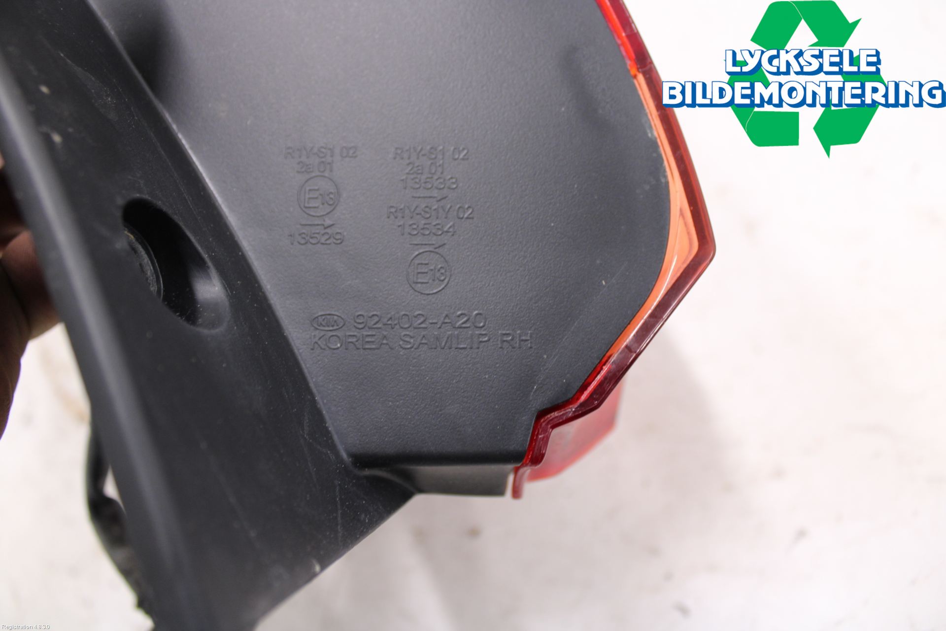 Kia CEED 12-18 Bakljus Höger