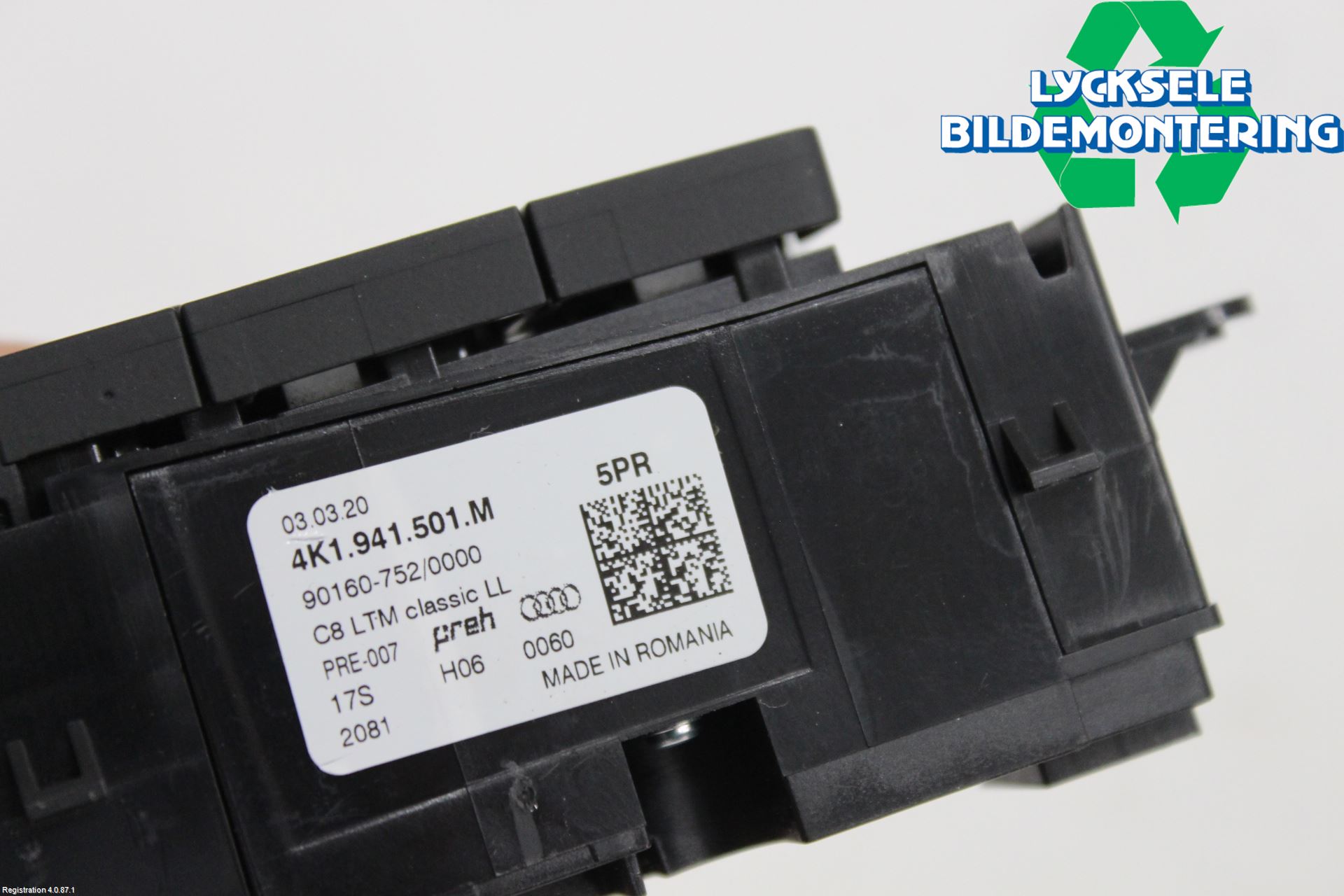 Audi A6 F2/C8 19- Strömställare Ljus