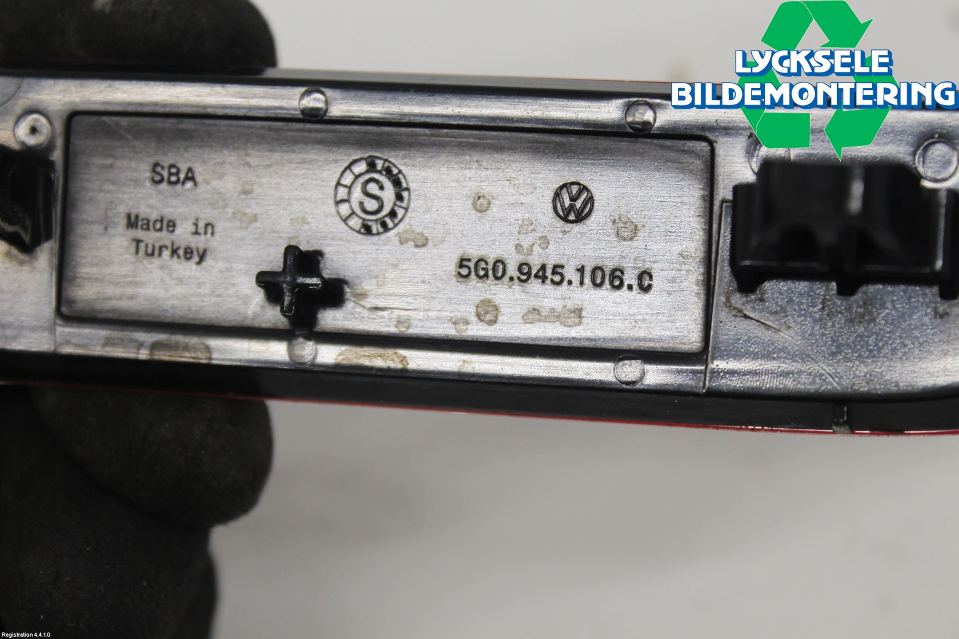 Volkswagen VW GOLF / E-GOLF VII 13-20 Dimljus/Reflex Bak