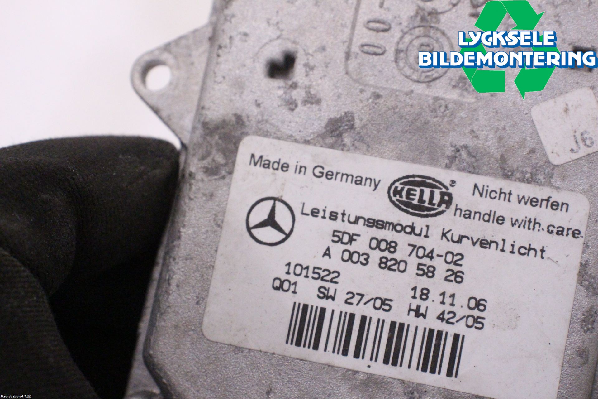 Mercedes-Benz MB ML (W164) 05-11 Styrenhet Strålkastare