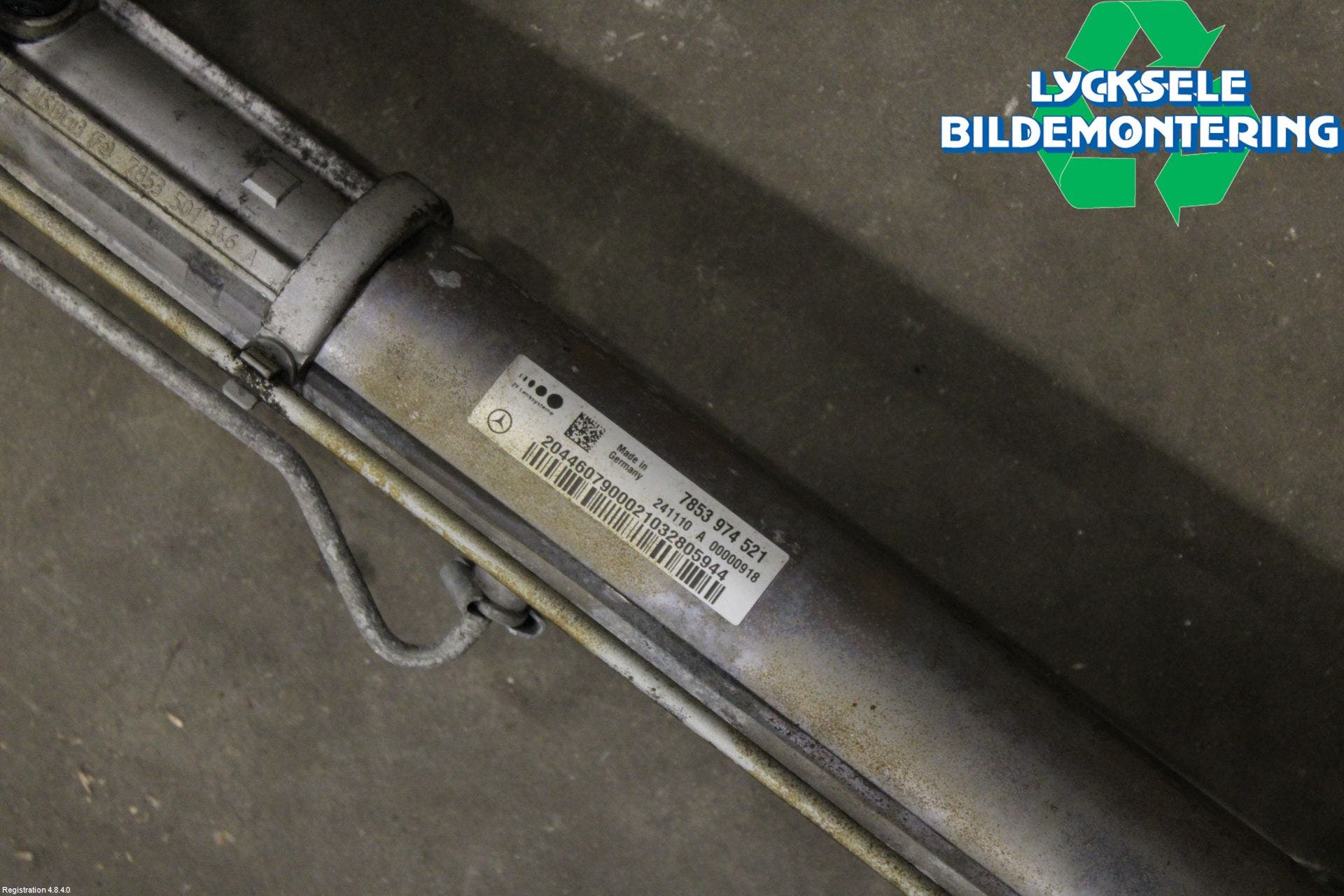 Mercedes-Benz MB C-KLASS (W204) 07-15 Styrväxel Servo -Snäcka