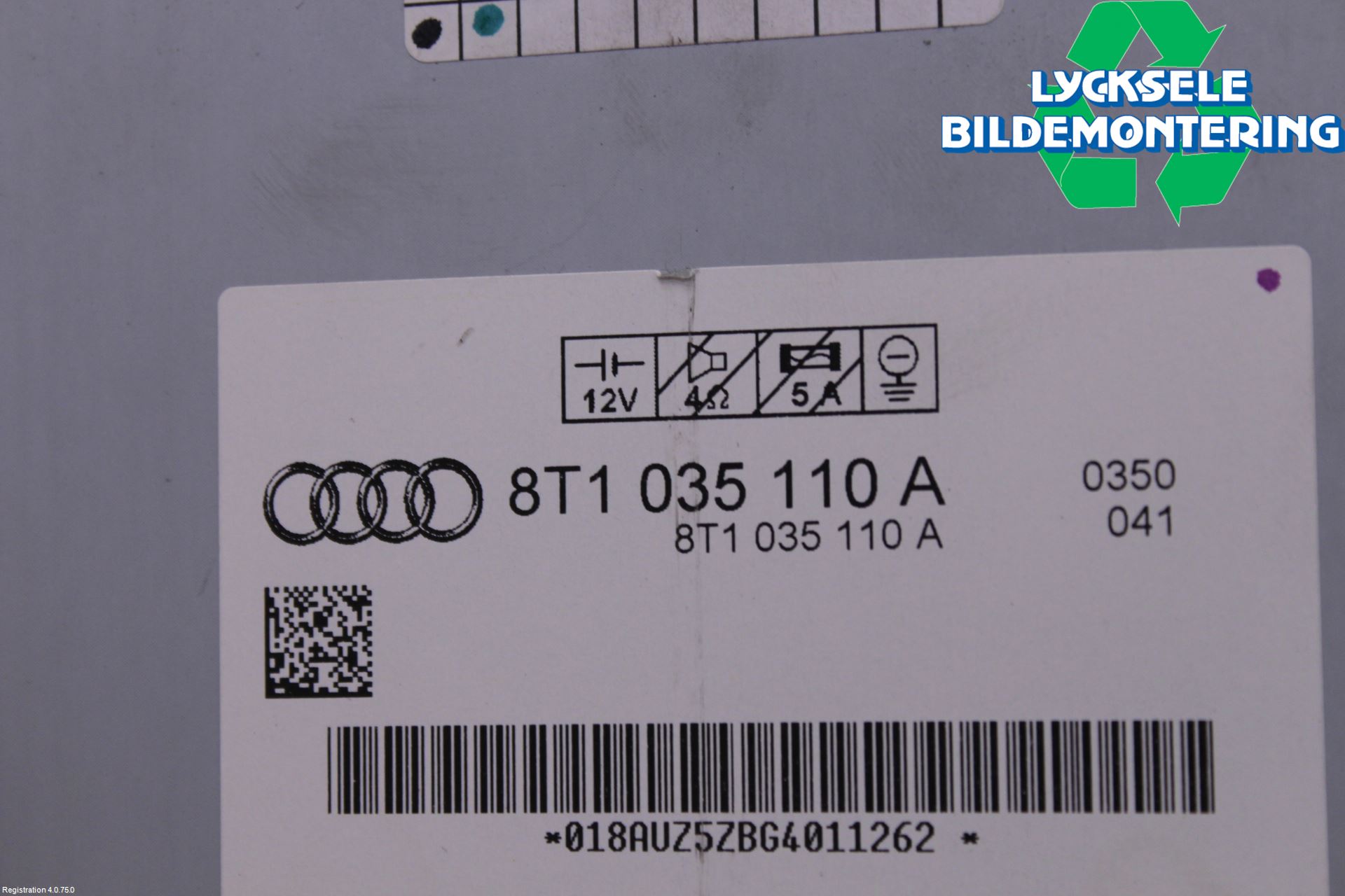 Audi A5 07-16 Cd Växlare