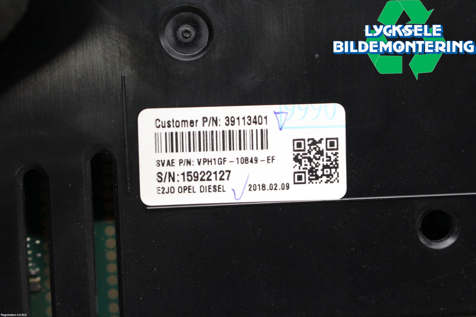 Opel INSIGNIA 17- Instrument Komb