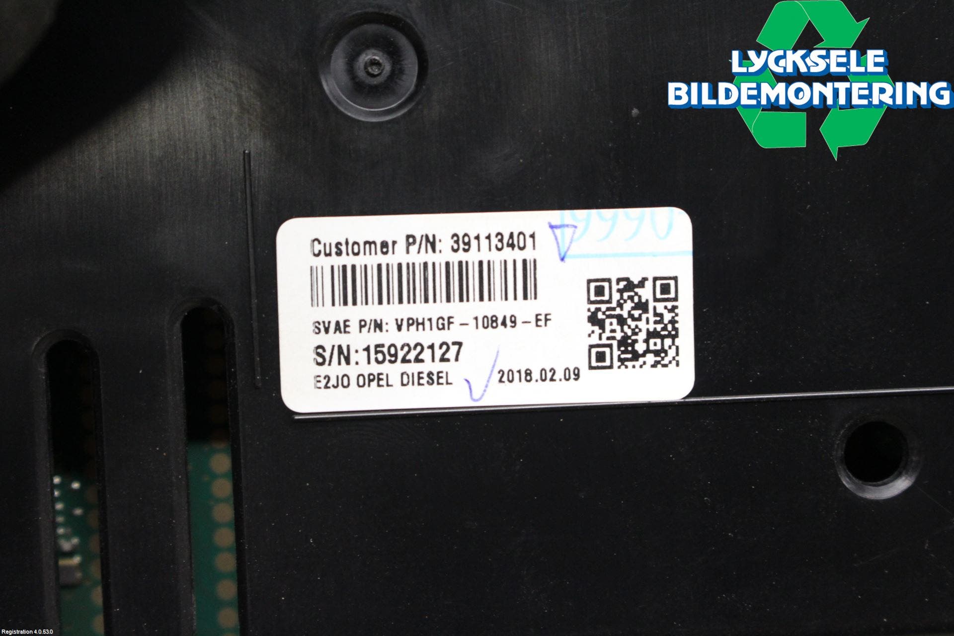 Opel INSIGNIA 17- Instrument Komb