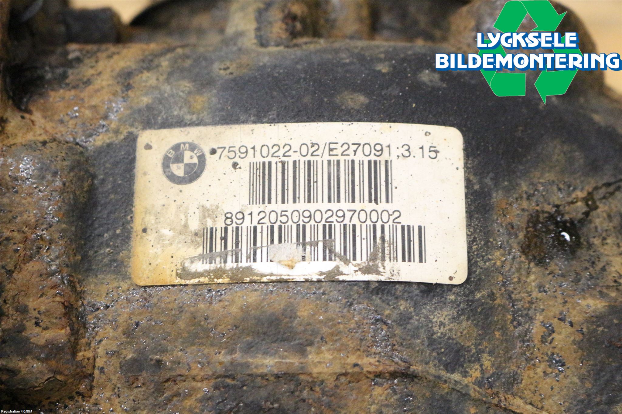 BMW 3 E90/91 SED/TOU 05-12 Bakväxel-Diff