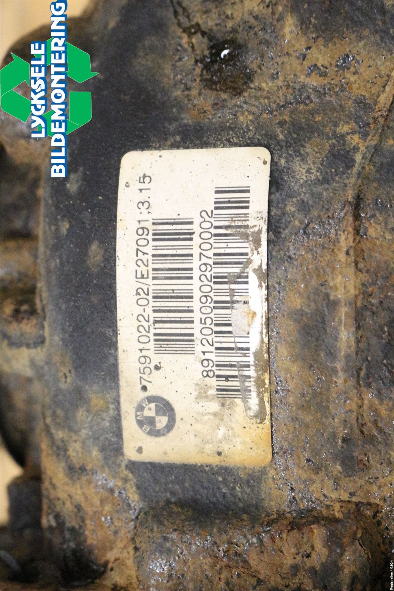 BMW 3 E90/91 SED/TOU 05-12 Bakväxel-Diff