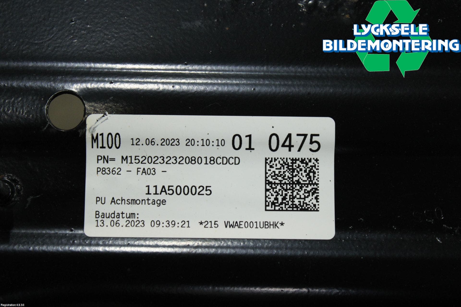 Volkswagen VW ID.4 21- Bakaxelbalk