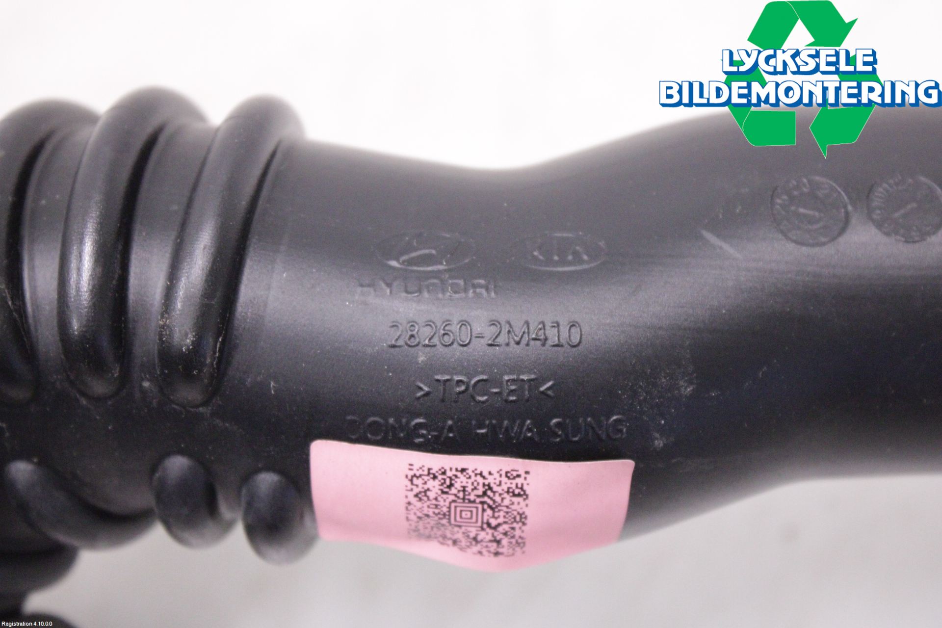 Kia SPORTAGE (NQ5) 22- Laddluft-Intercoolerrör