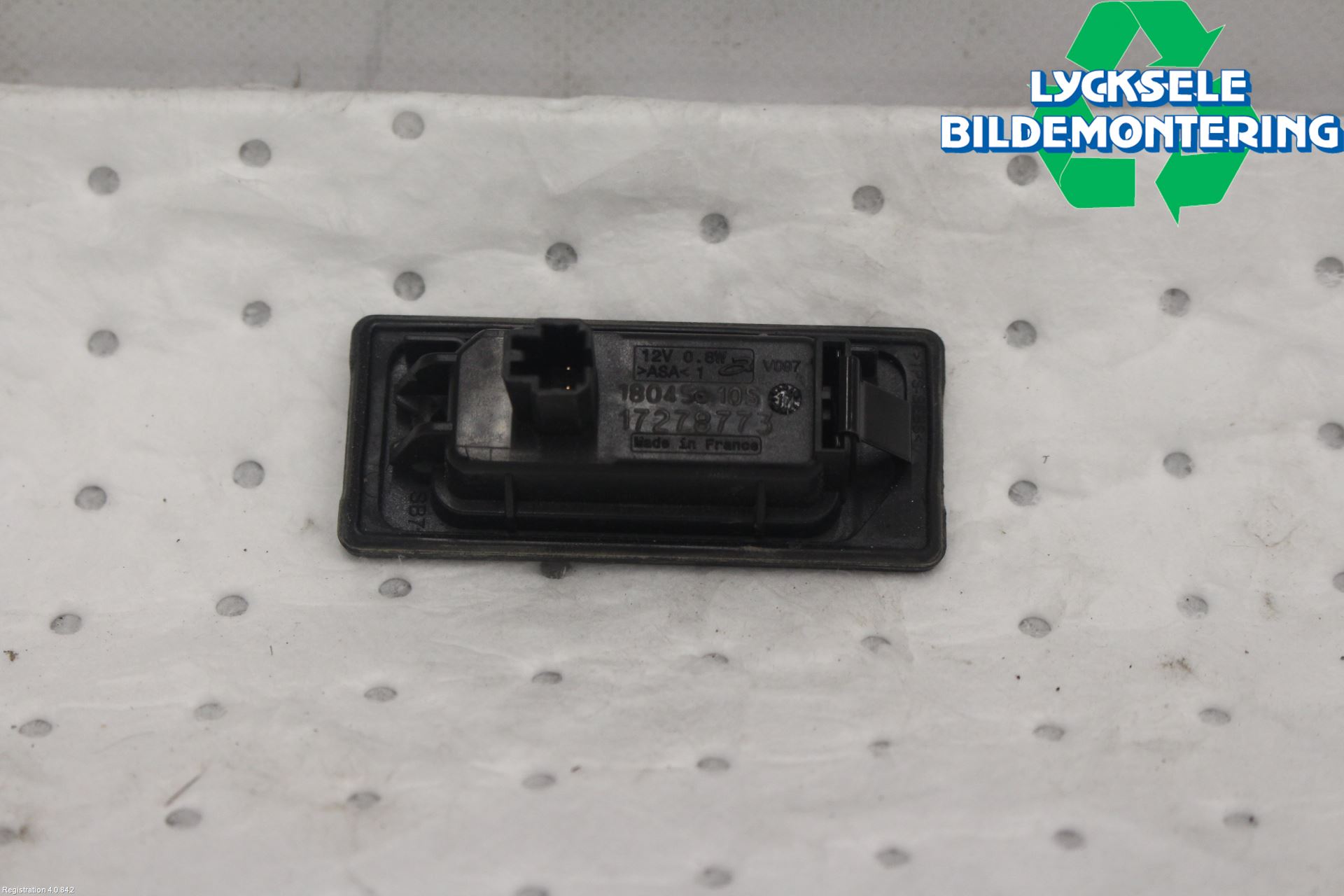 Volkswagen VW GOLF / E-GOLF VII 13-20 Skylt Belysning