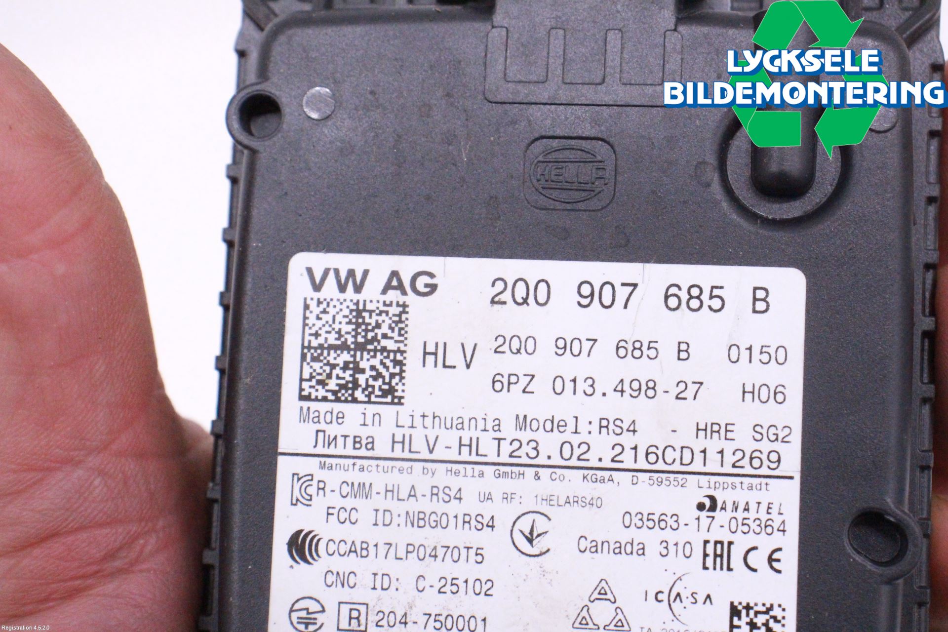 Volkswagen VW T-CROSS 19- Sensor Aktivt Kollisionsskydd