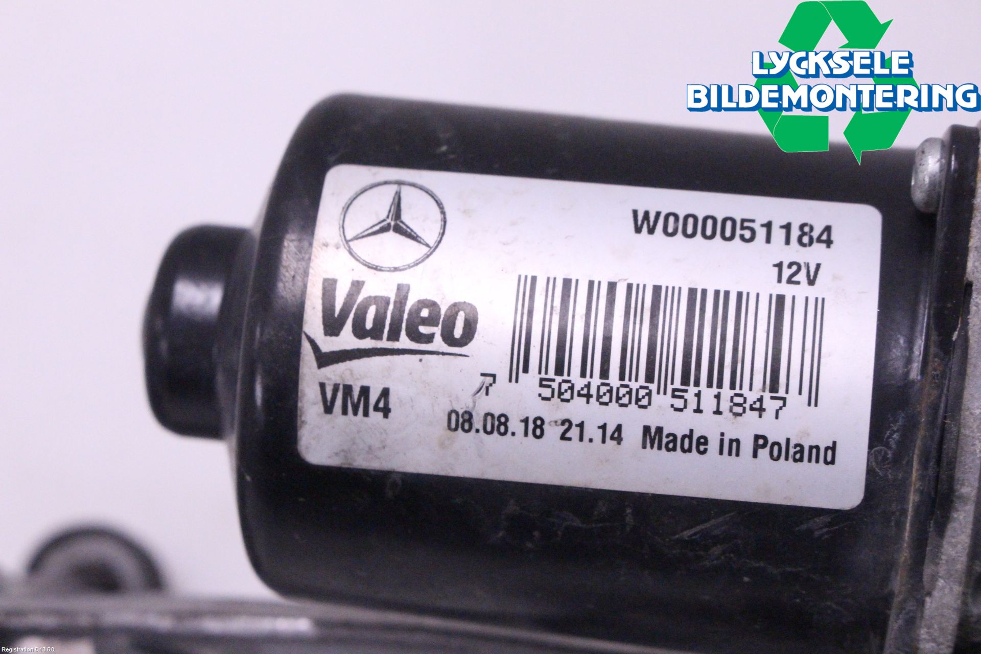 Mercedes-Benz MB VITO/V-KLASS (W640,W447,W448) 14- Torkarmekanism Vindruta
