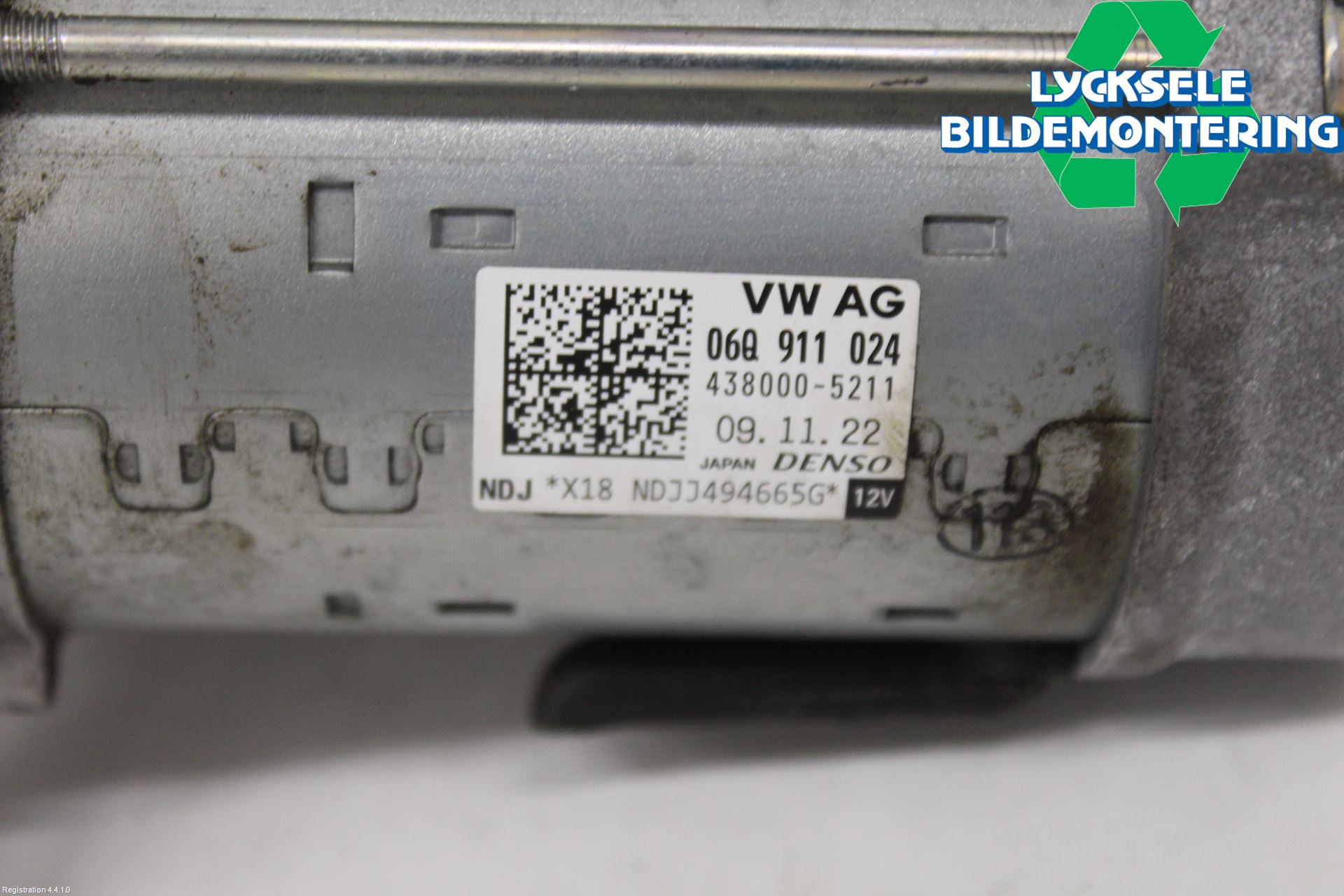 Audi A4/S4 B9 20- Startmotor