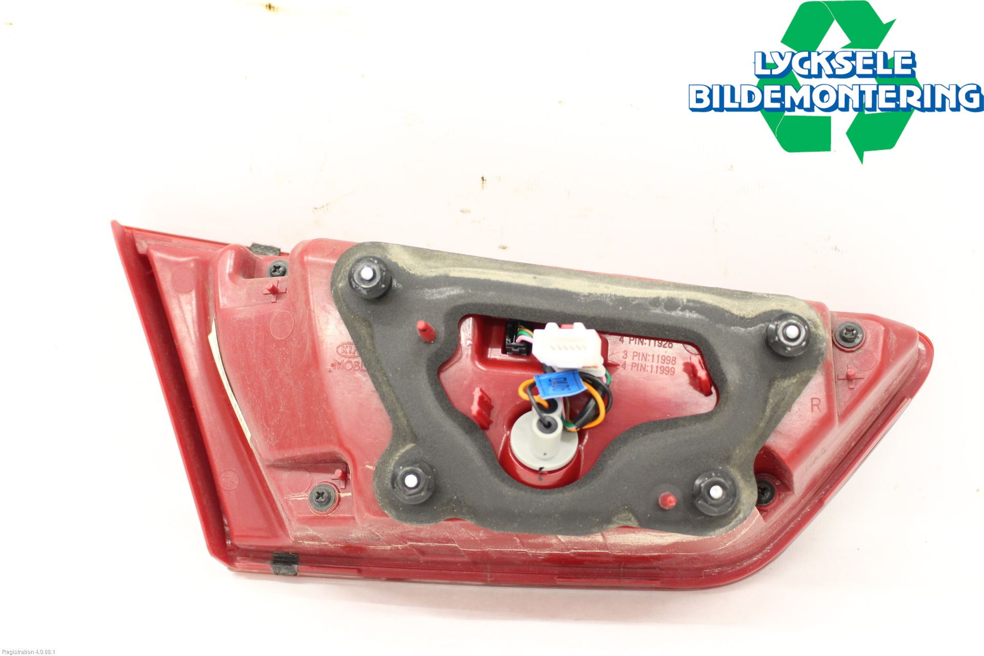 Kia OPTIMA 16-20 Bakljus Lucka Hö