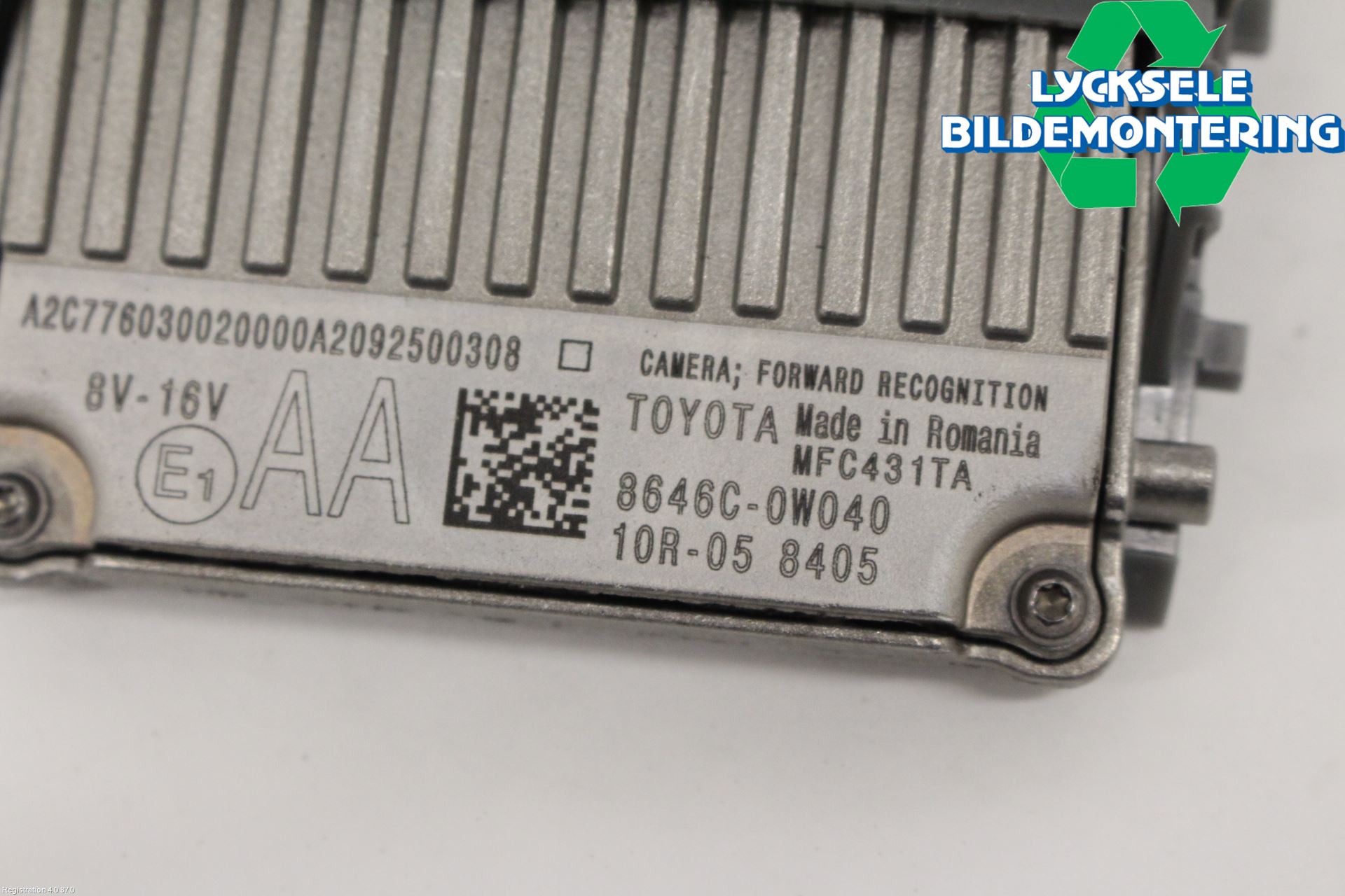 Toyota YARIS XP21 20- Parkeringshjälp Kamera