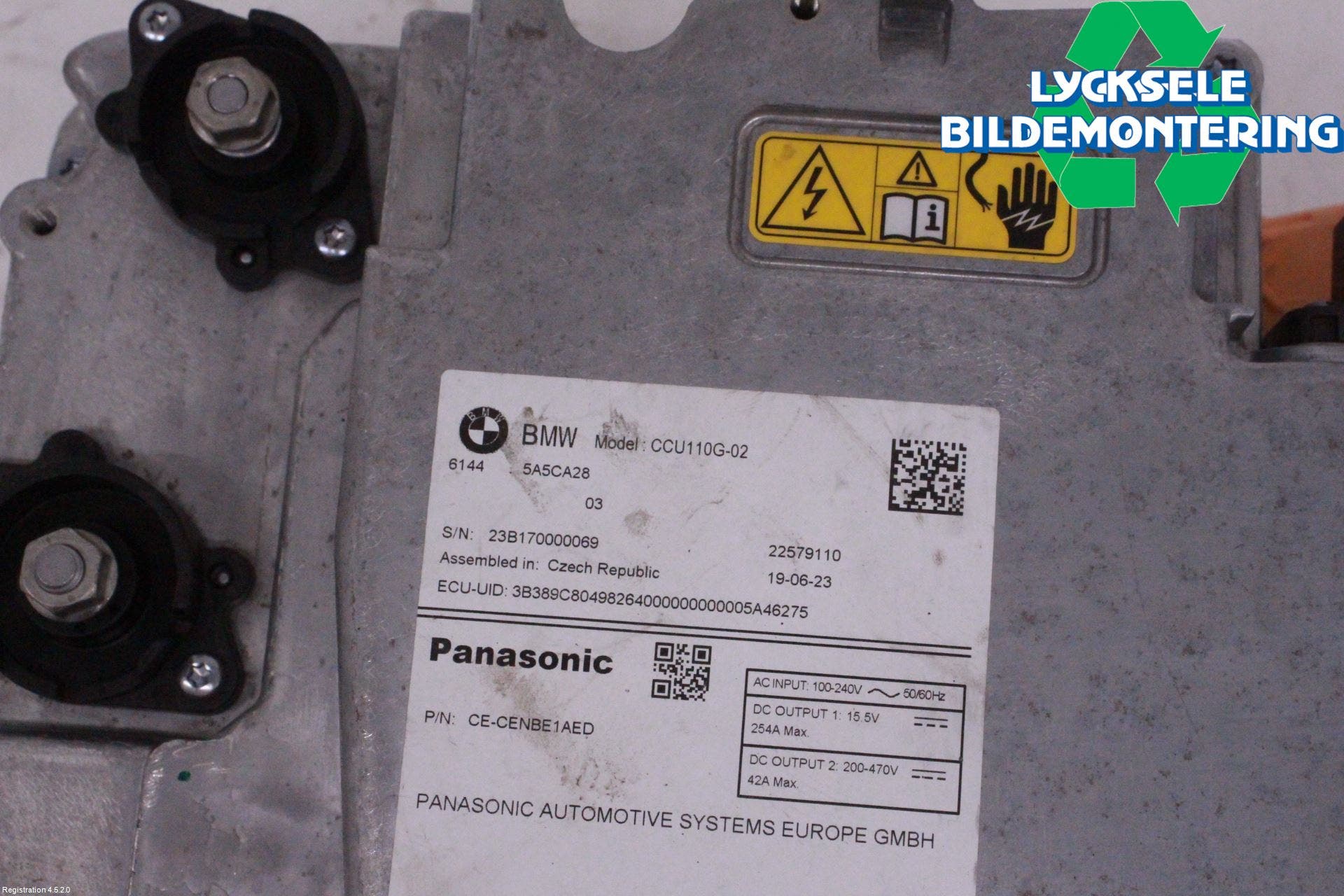 BMW 4/i4 G26 GRAN COUPÉ 21- Batteriladdare Högspänning