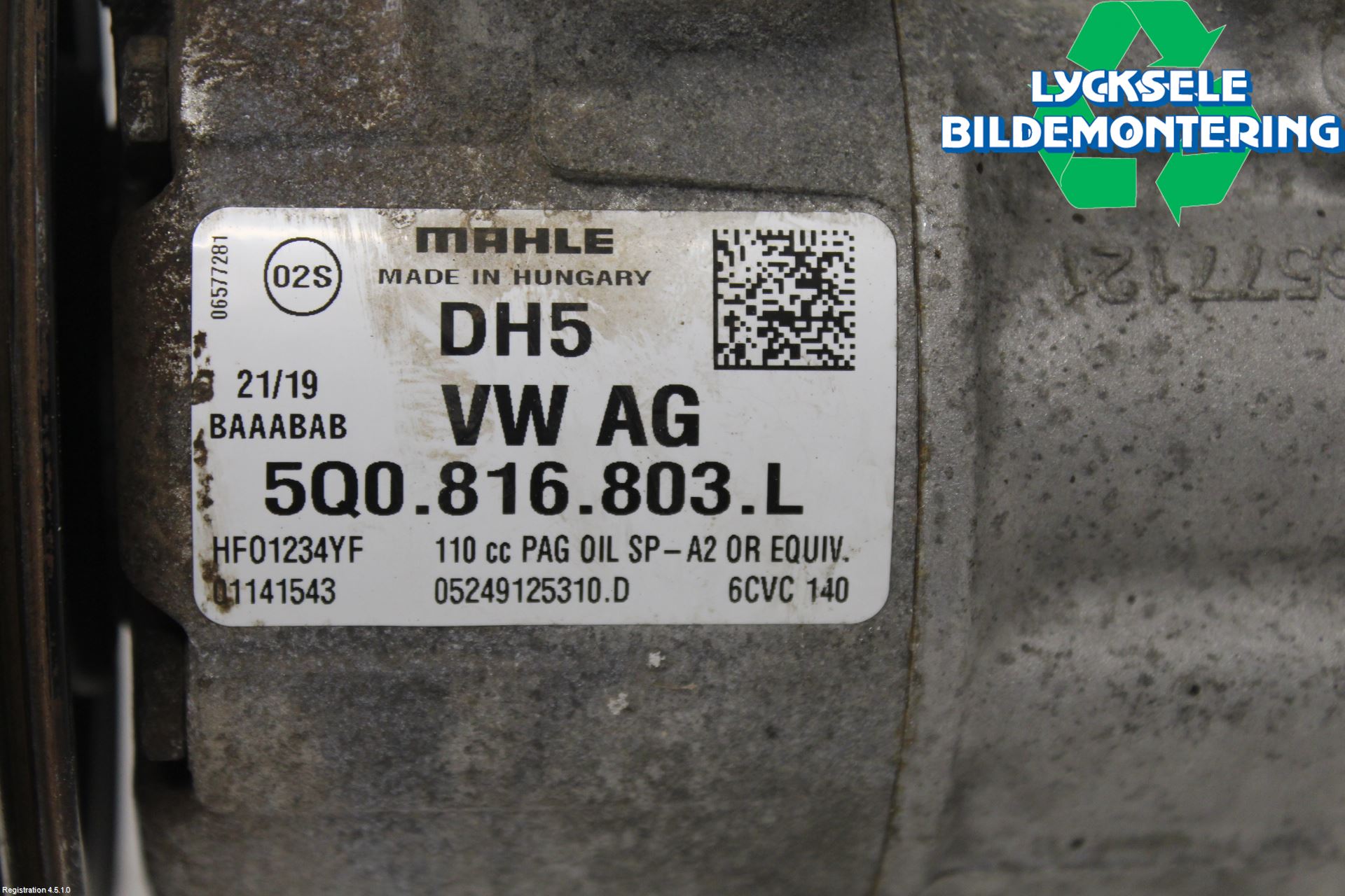 Seat ATECA 16->> Ac Kompressor