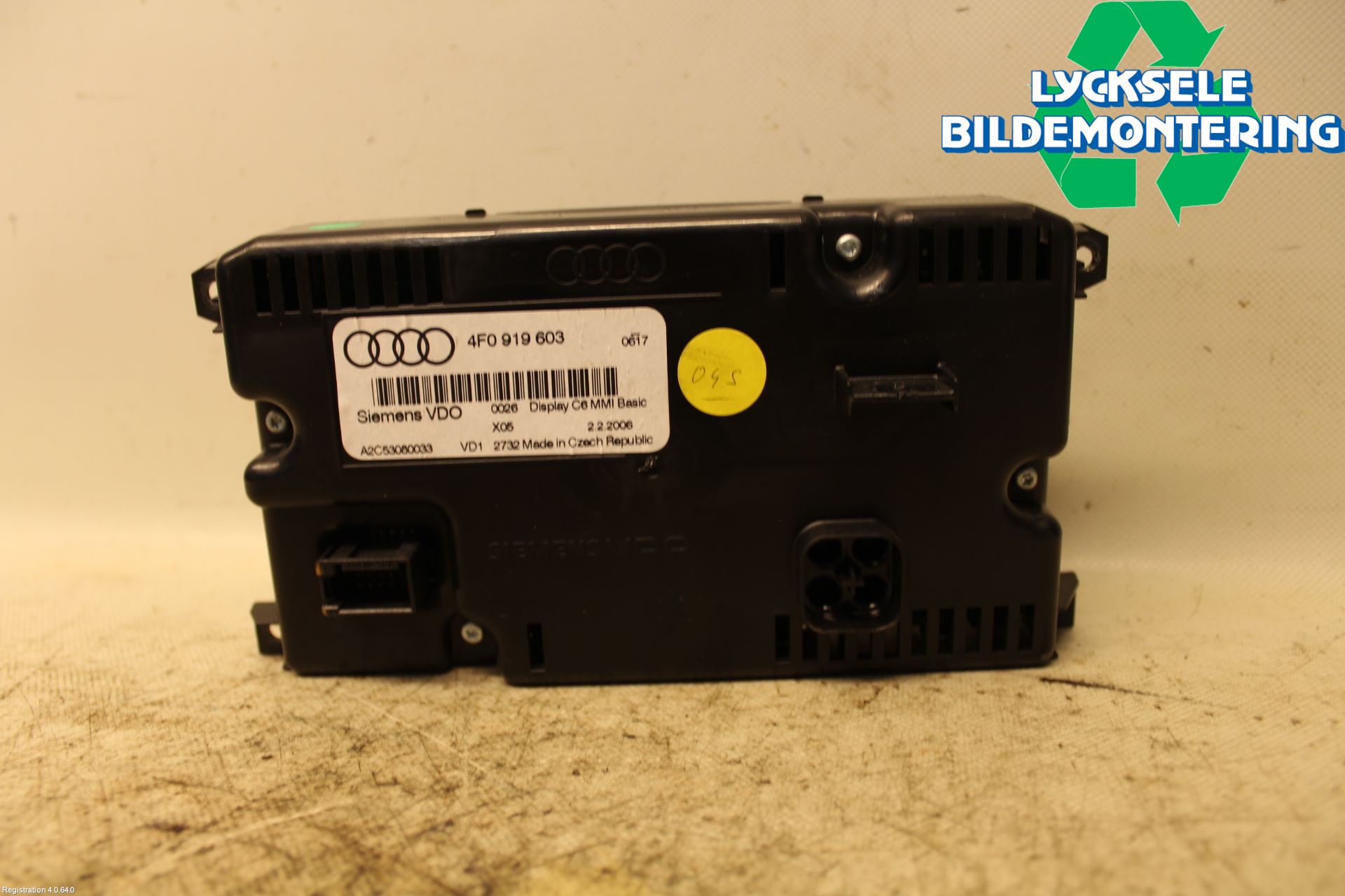 Audi A6/S6     05-11 Multifunktionsdisplay