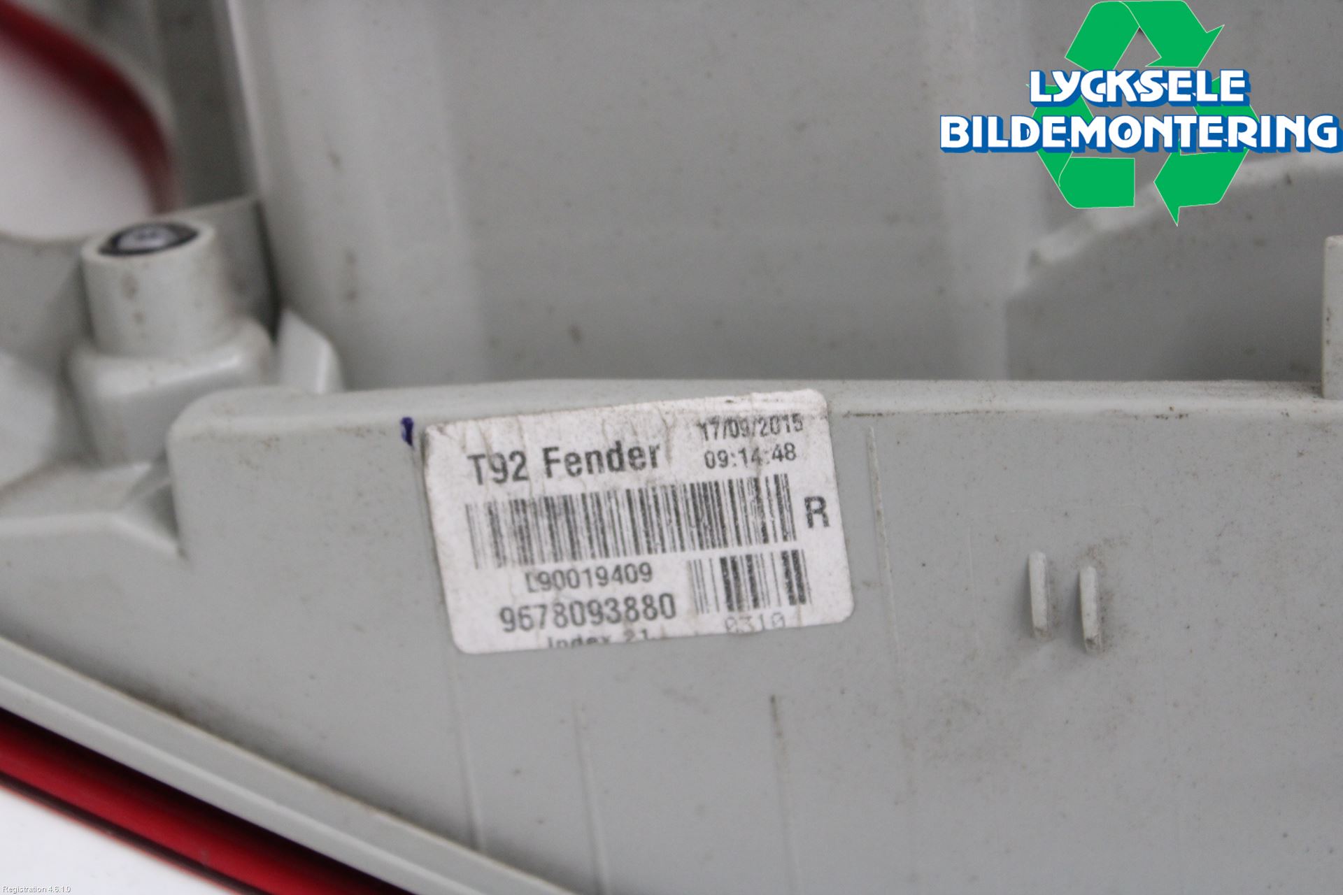 Peugeot 308 14-21 Bakljus Höger