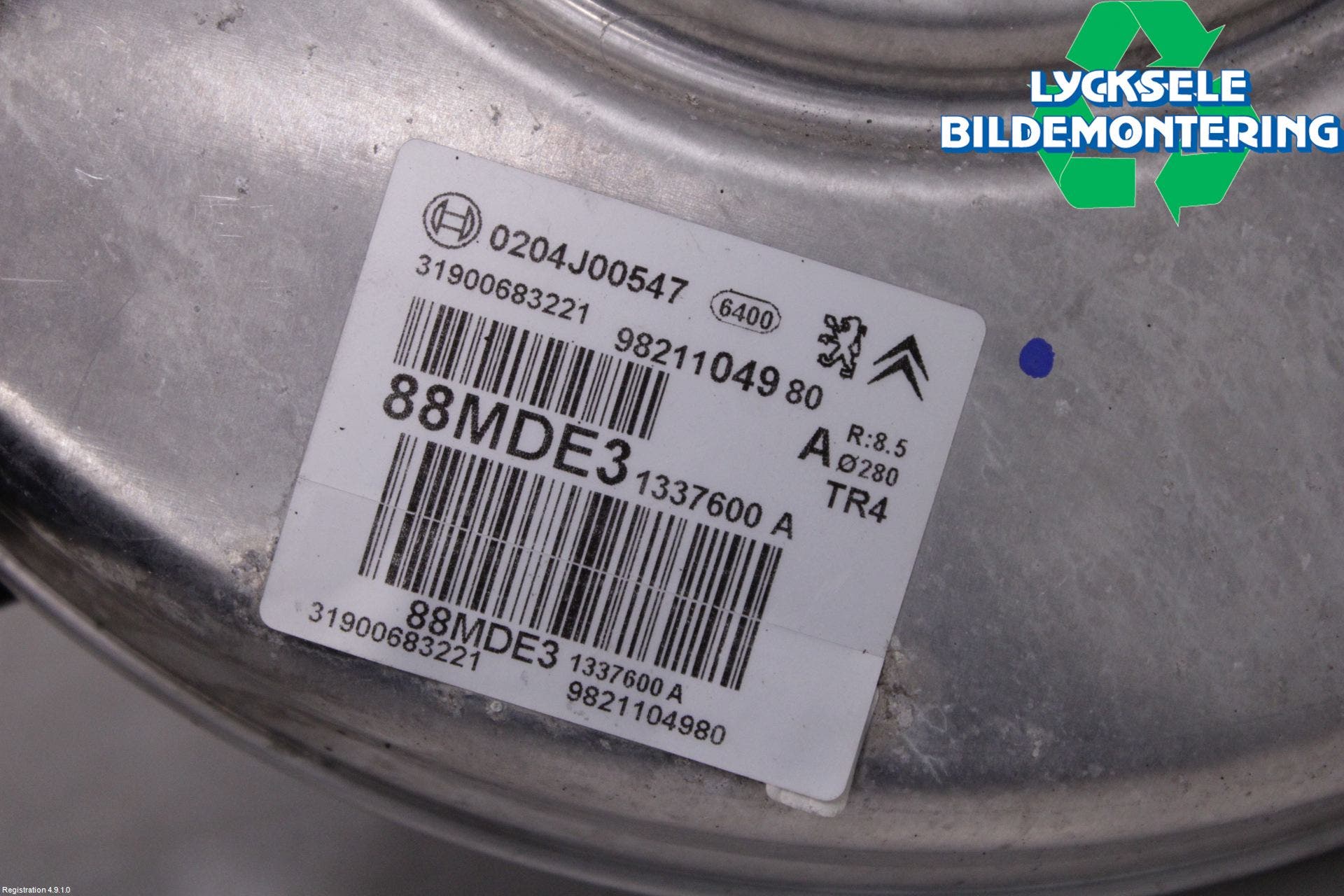 Peugeot PARTNER/E-PARTNER 19- Bromsservo