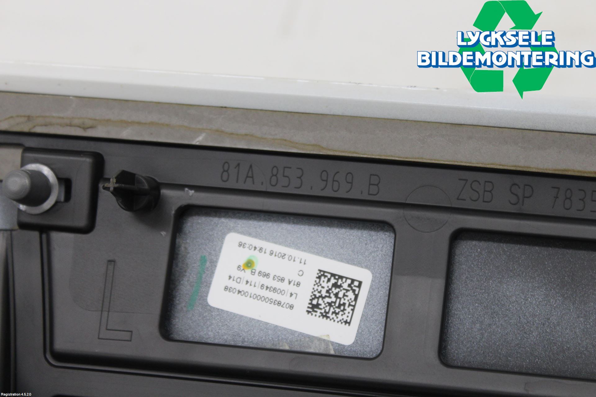 Audi Q2/SQ2 17- Dörr Dekorlist Bak Vä