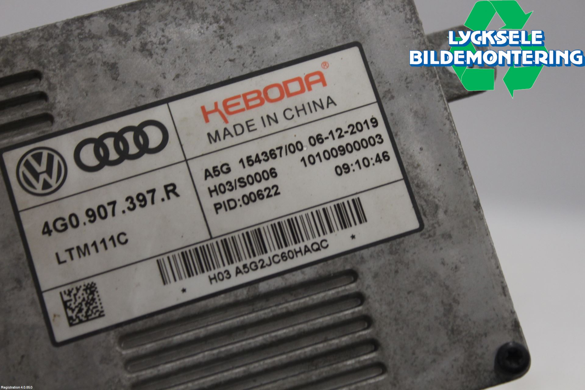 Audi A6/S6 4G 11-18 Styrenhet Strålkastare