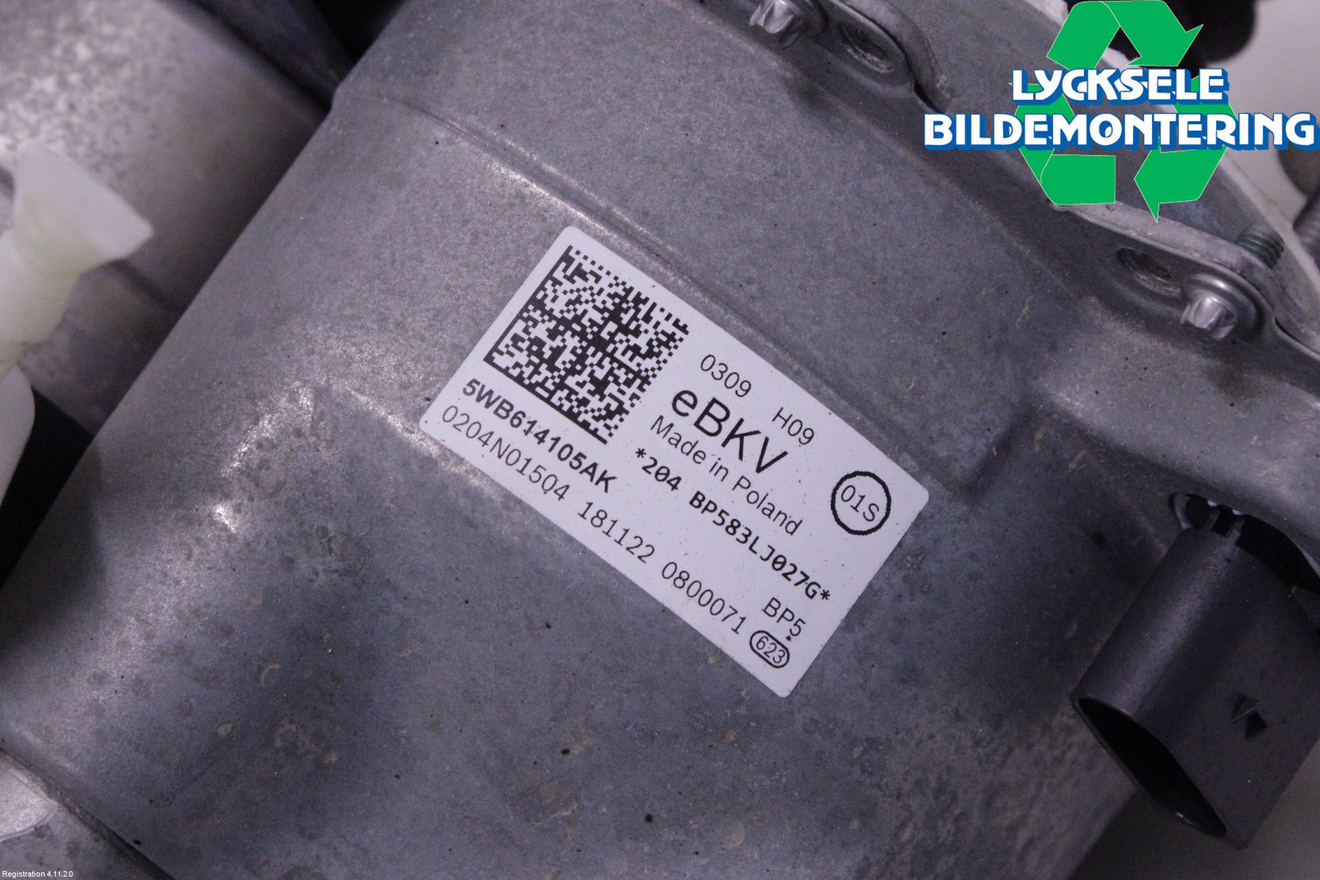 Volkswagen VW GOLF / E-GOLF VIII 20- Bromsservo