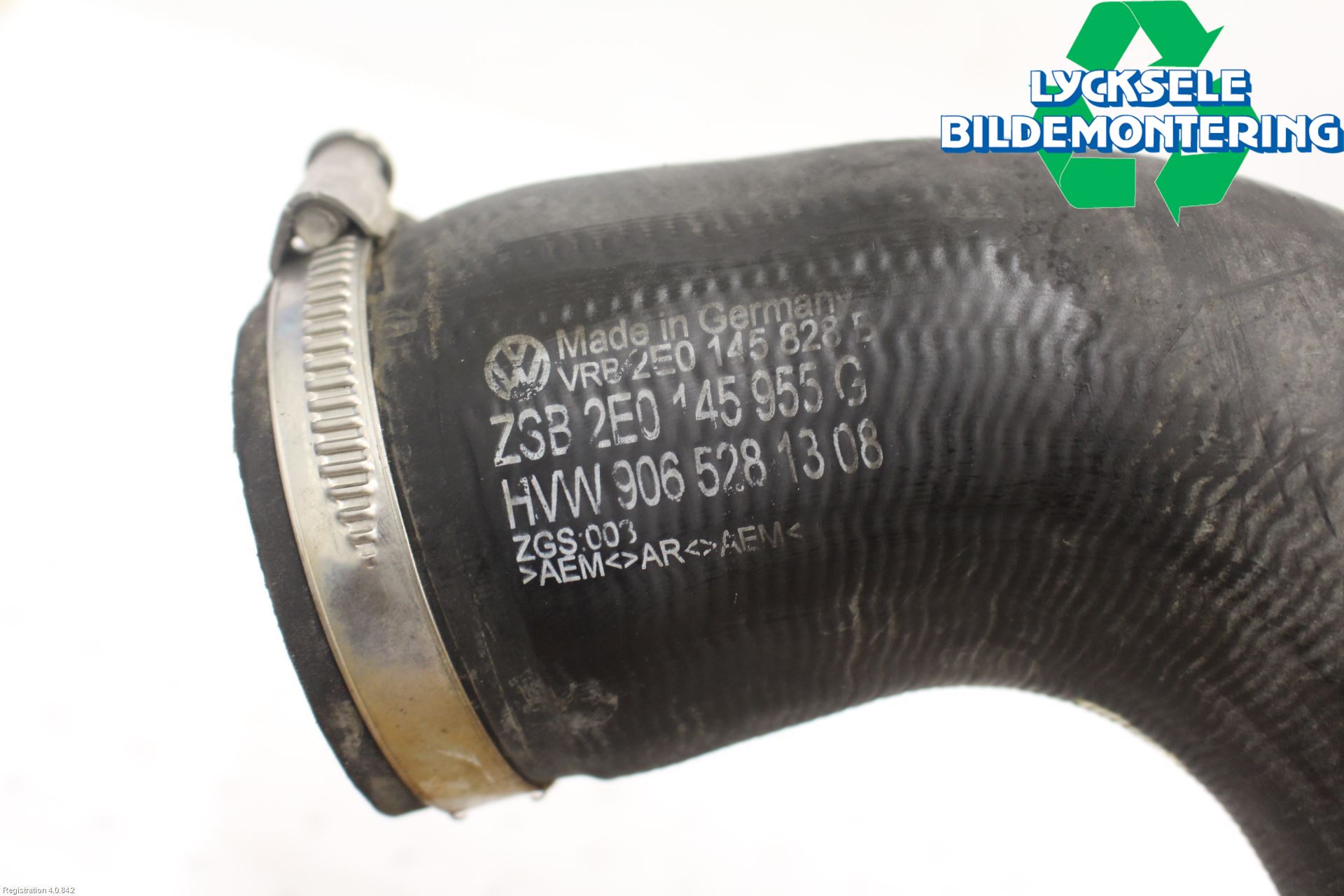 Volkswagen VW CRAFTER 06-16 Laddluft-Intercoolerrör