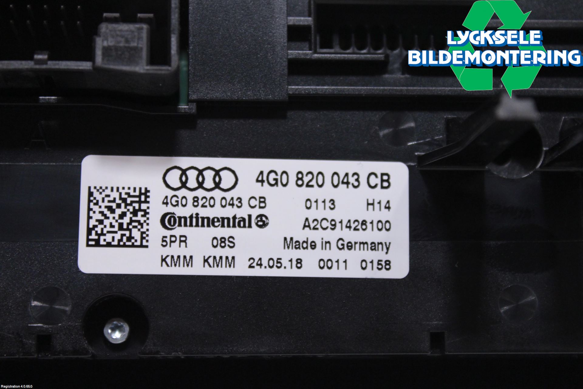 Audi A6 ALLROAD 12-18 Ac Styrenhet Ac Manöveren