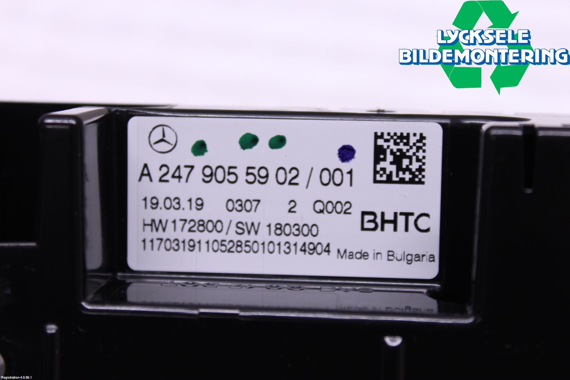Mercedes-Benz MB CLA-KLASS (C117/X117) 13-19 Ac Styrenhet Ac Manöveren