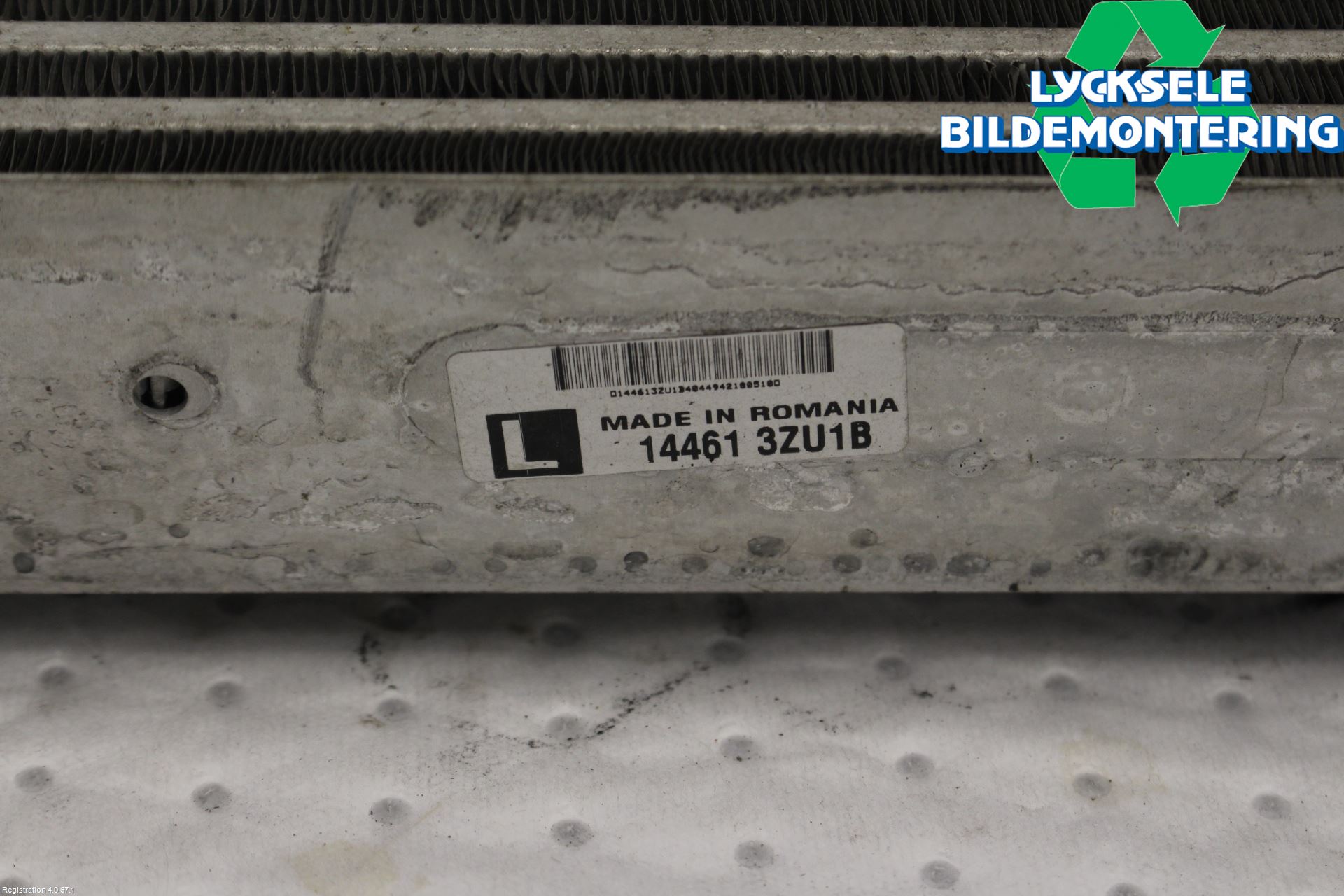 Nissan JUKE 14-19 Laddluft-Intercooler Kyl