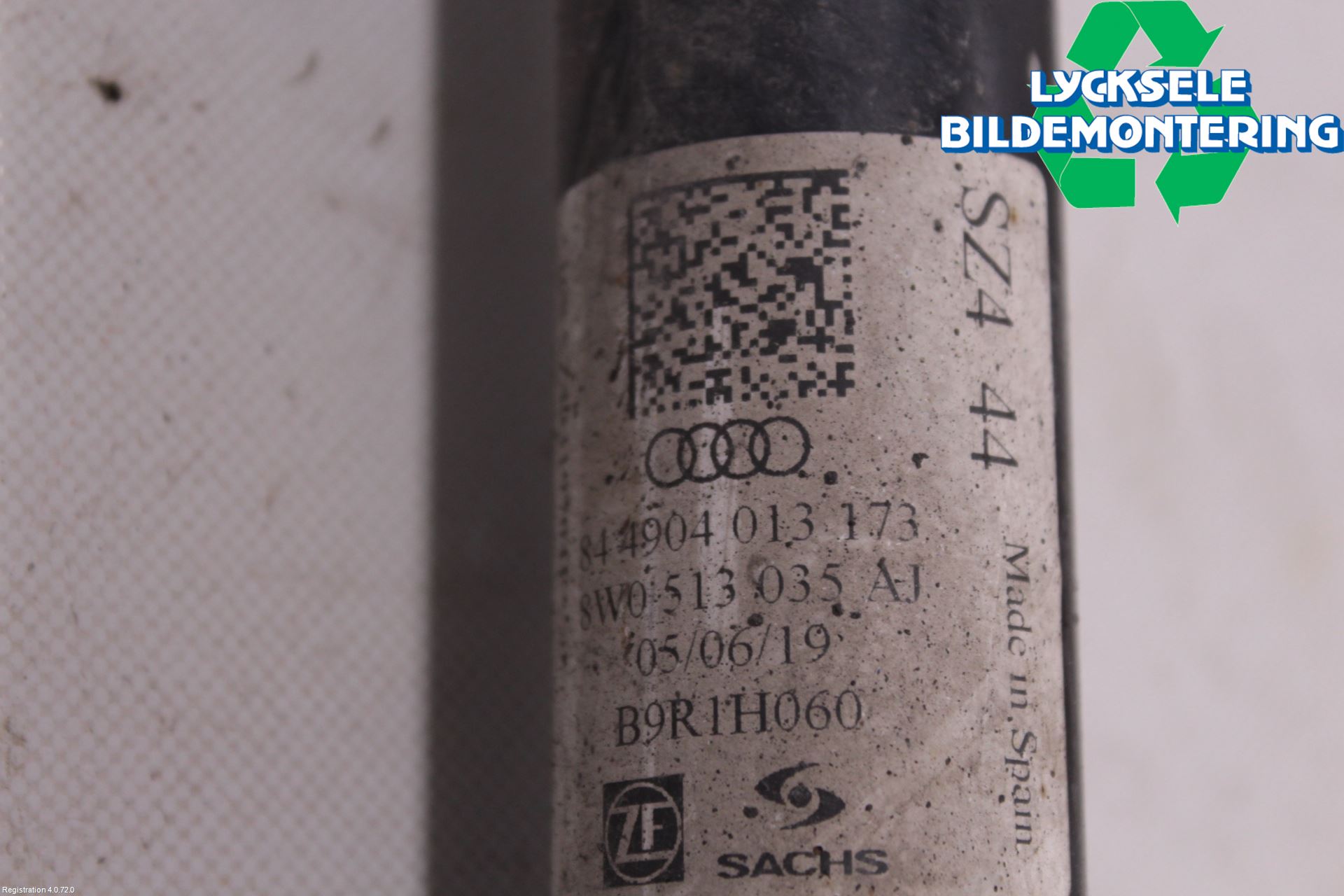 Audi A4/S4 B9 20- Stötdämpare Bak