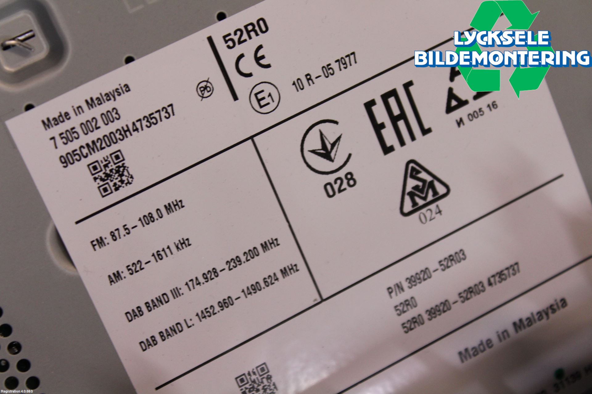 Suzuki SWIFT 17-24 Cd Radio - Multimediapanel