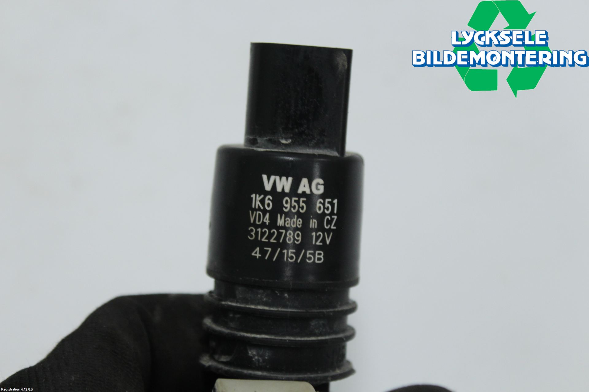 Volkswagen VW TOUAREG 7P 11-18 Spolarpump Vindruta