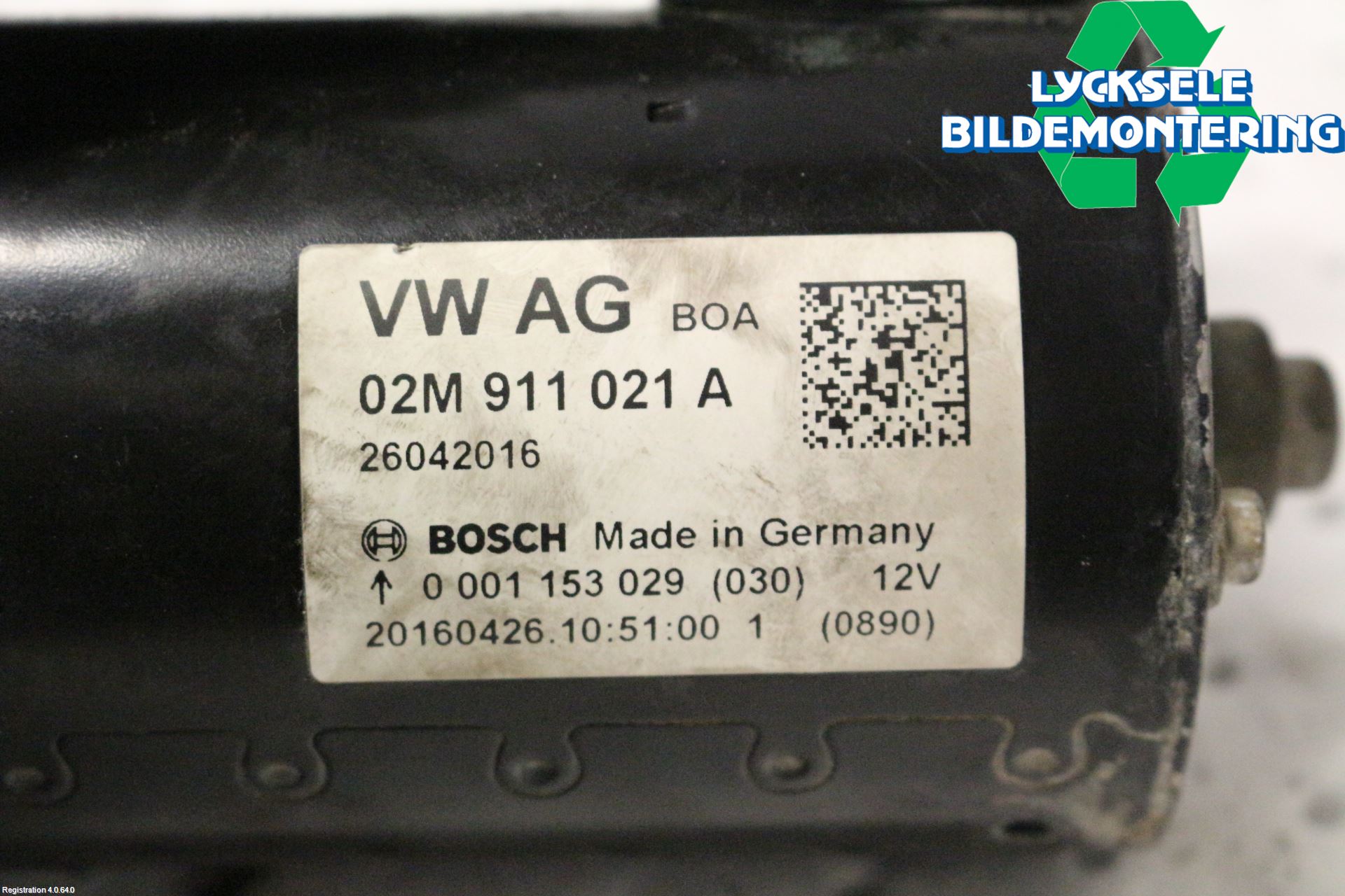 Volkswagen VW TRANSP/CARAVELLE (T6) 16-22 Startmotor Diesel