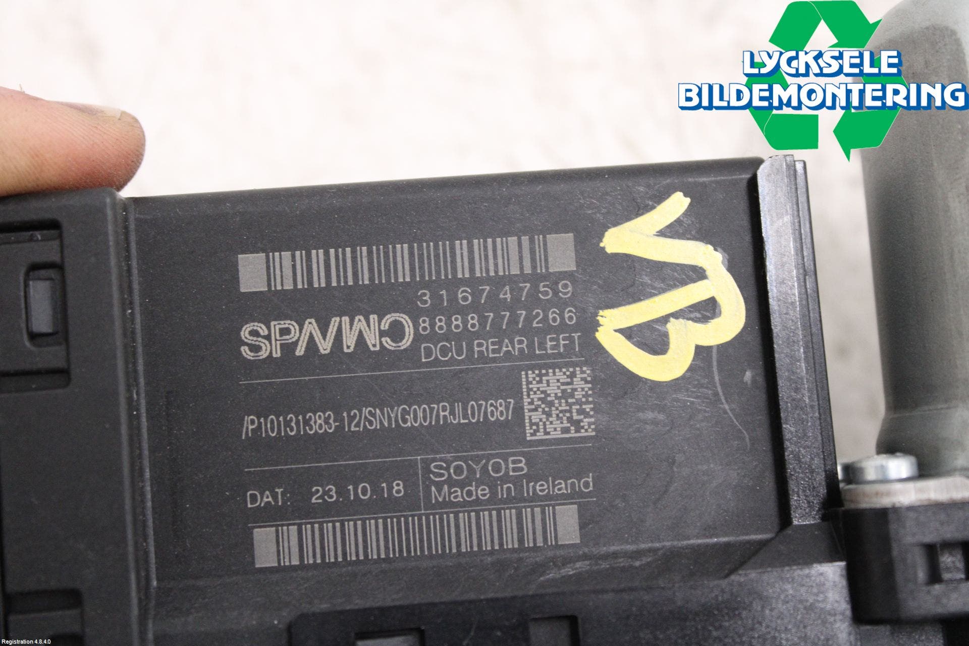 Volvo V60 19- Fönsterhissmotor