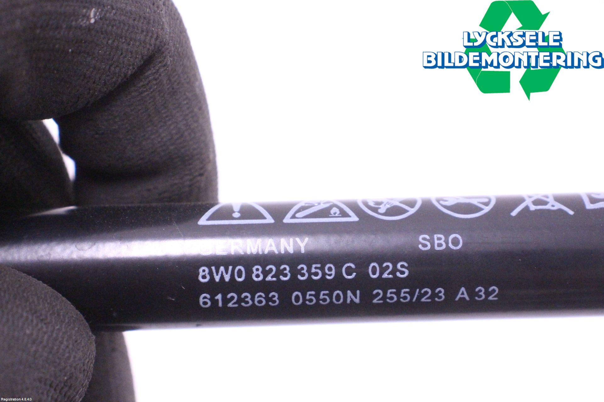 Audi A4/S4 B9 20- Gasfjäder Motorhuv