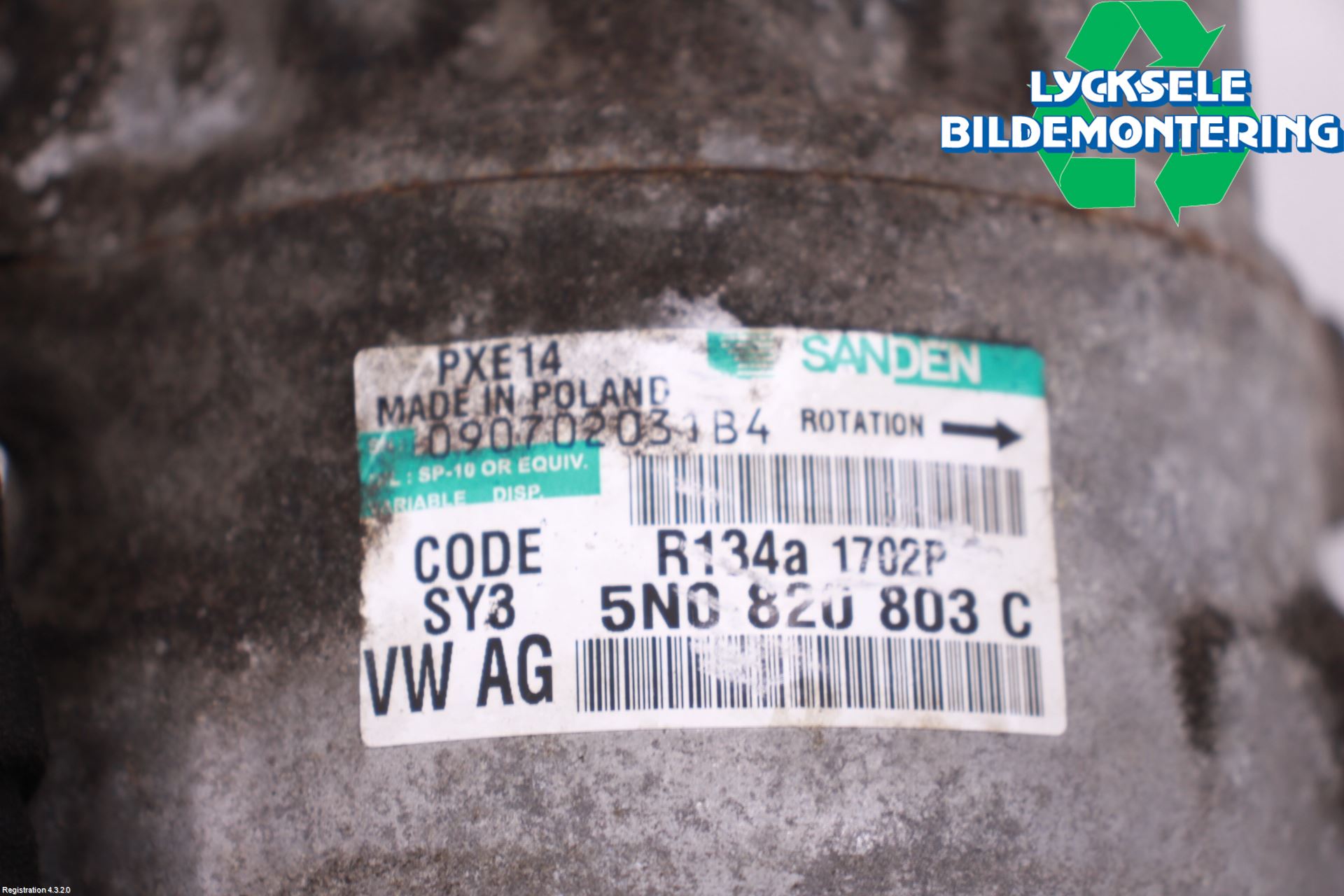 Skoda YETI Ac Kompressor