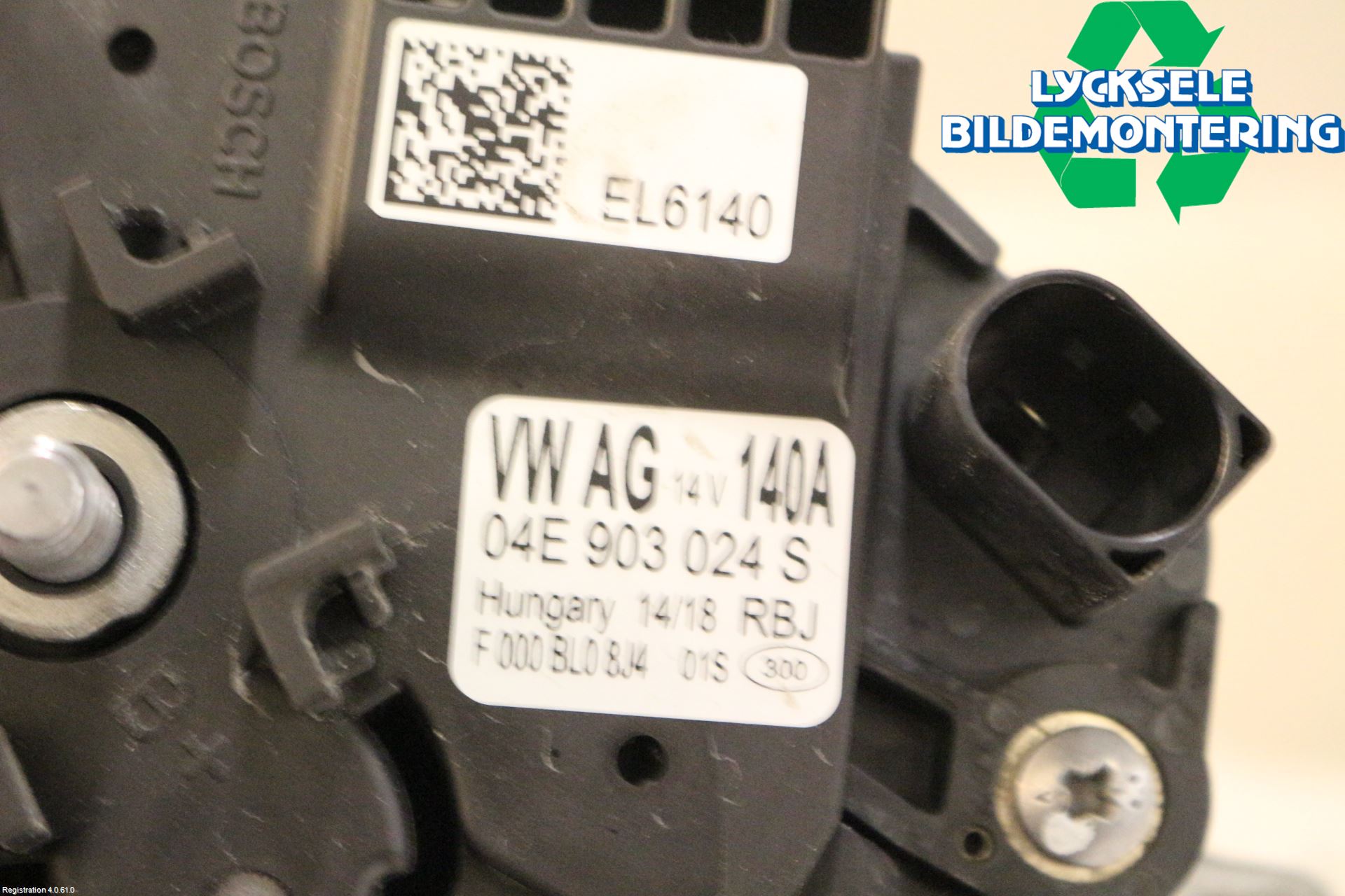 Volkswagen VW GOLF / E-GOLF VII 13-20 Generator