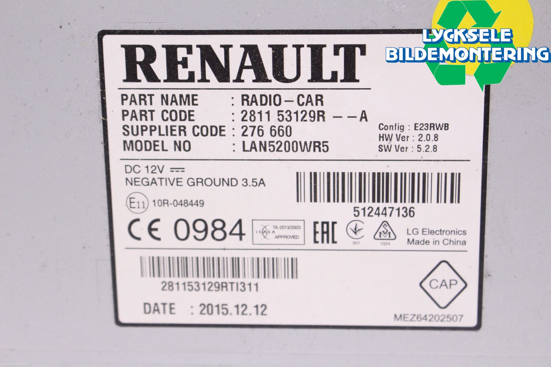 Opel VIVARO 15-19 Cd Radio - Multimediapanel