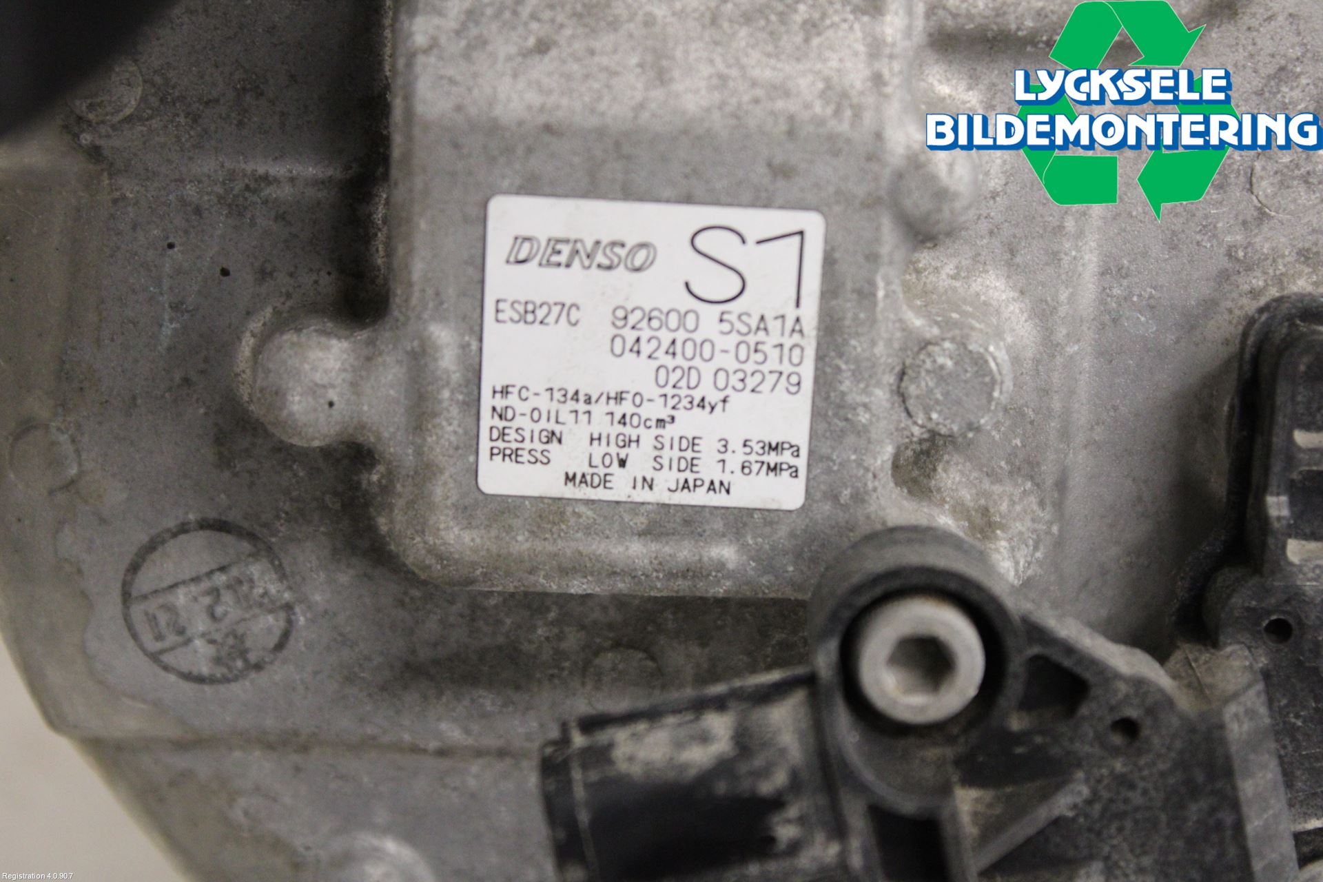 Nissan LEAF 18- Ac Kompressor