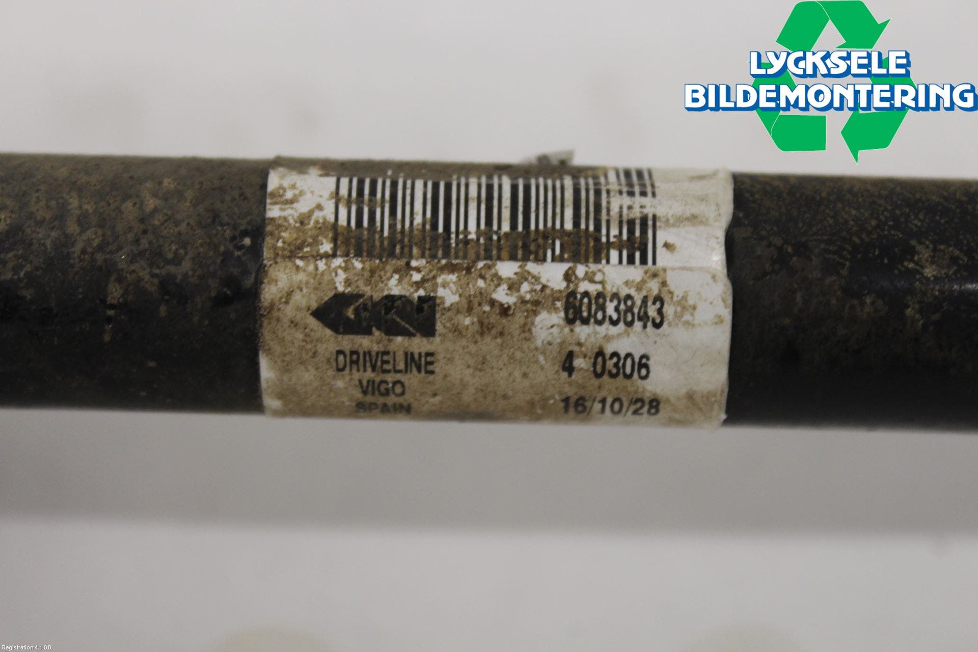 Opel MOKKA 13-20 Drivaxel Bak Vänster