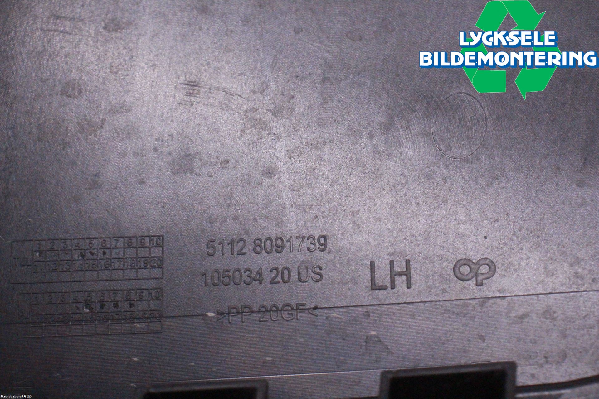 BMW X7 G07 19- Stötfångarfäste Bak Vä