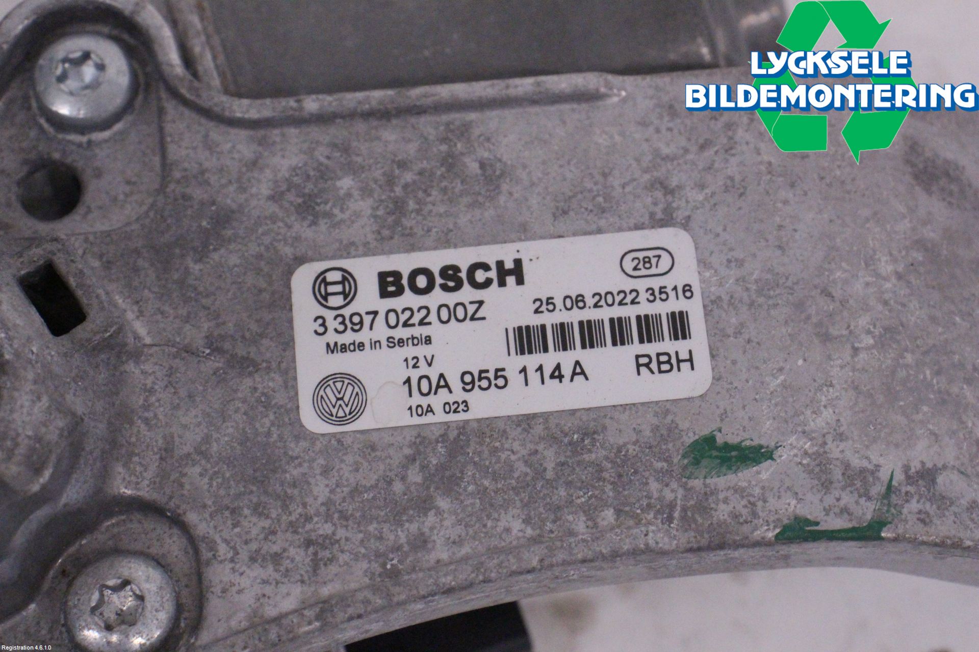 Cupra BORN 22- Torkarmotor Vindruta