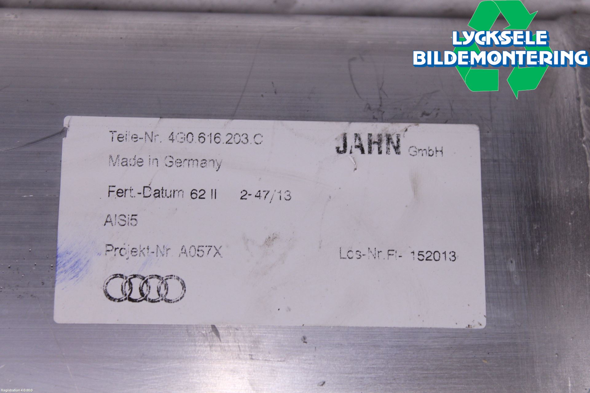 Audi A6 ALLROAD 12-18 Kompressor Stöt-Fjädring