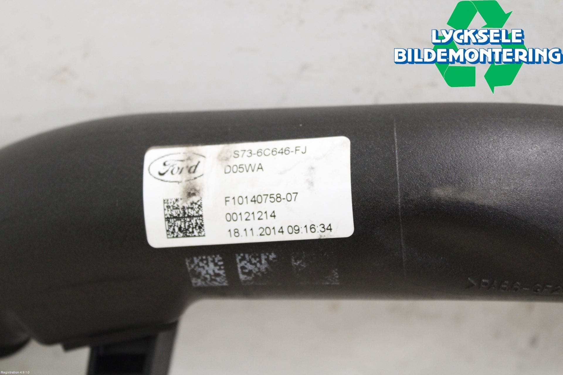 Ford KUGA 13-16 Laddluft-Intercoolerrör